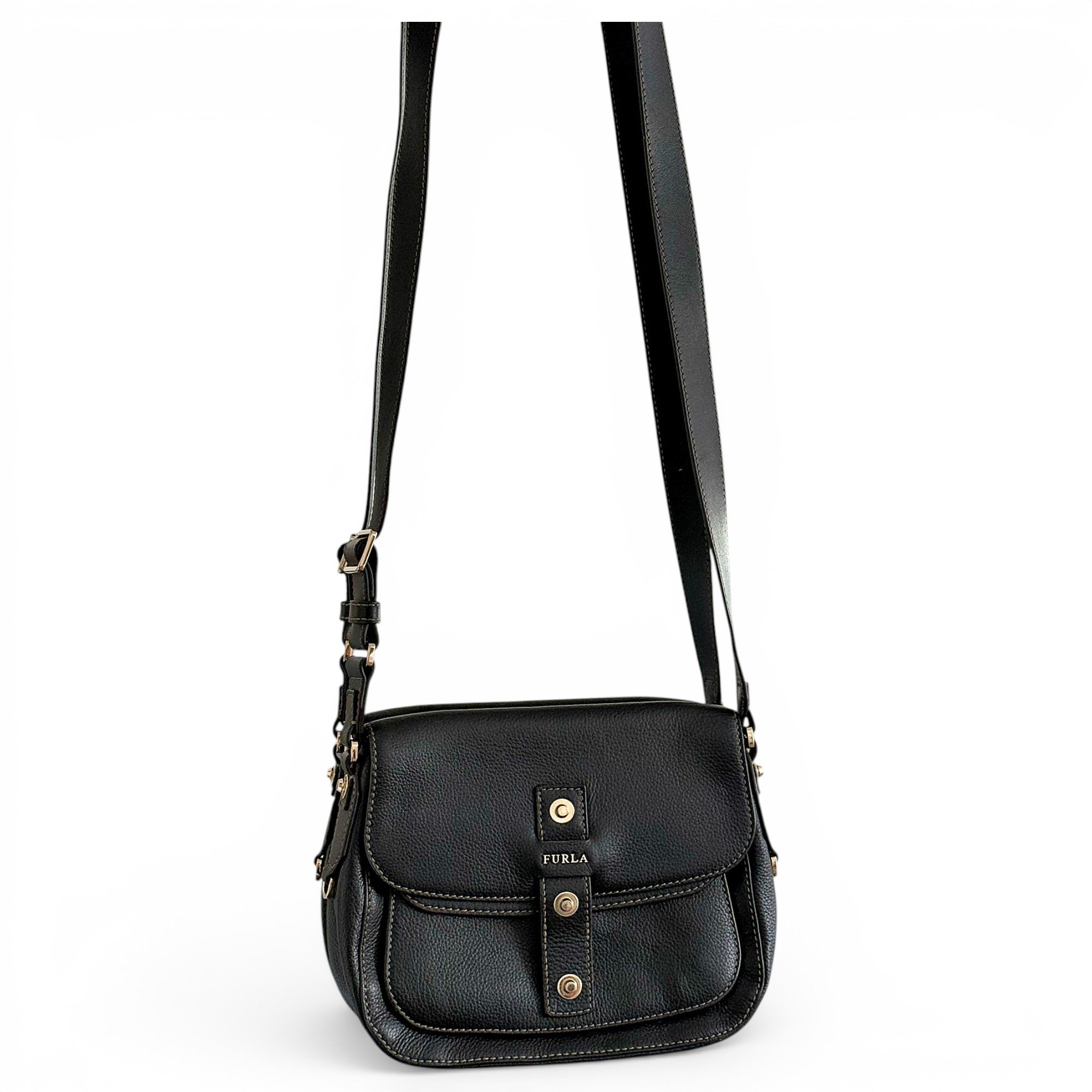 Leather crossbody bag