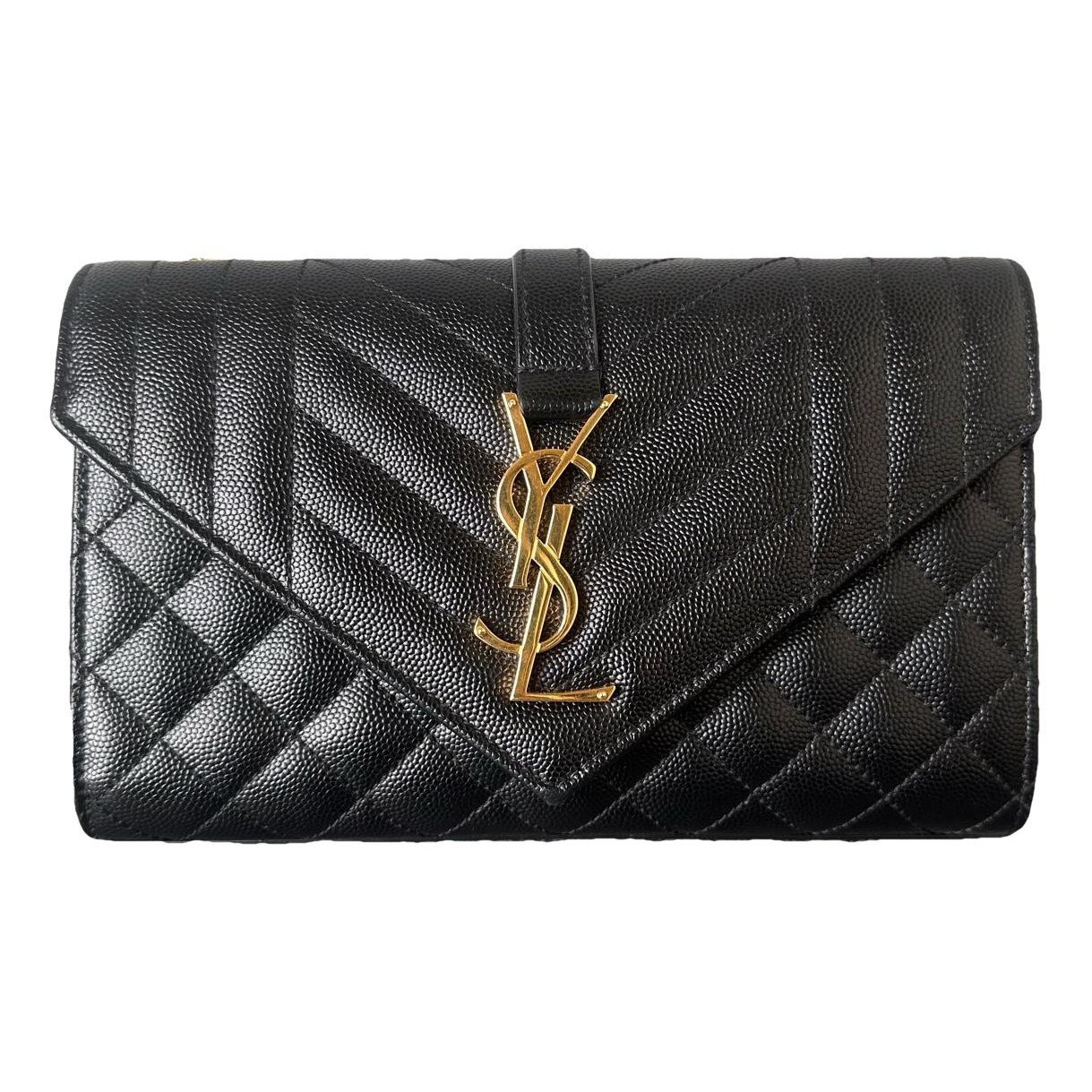 Envelope leather crossbody bag