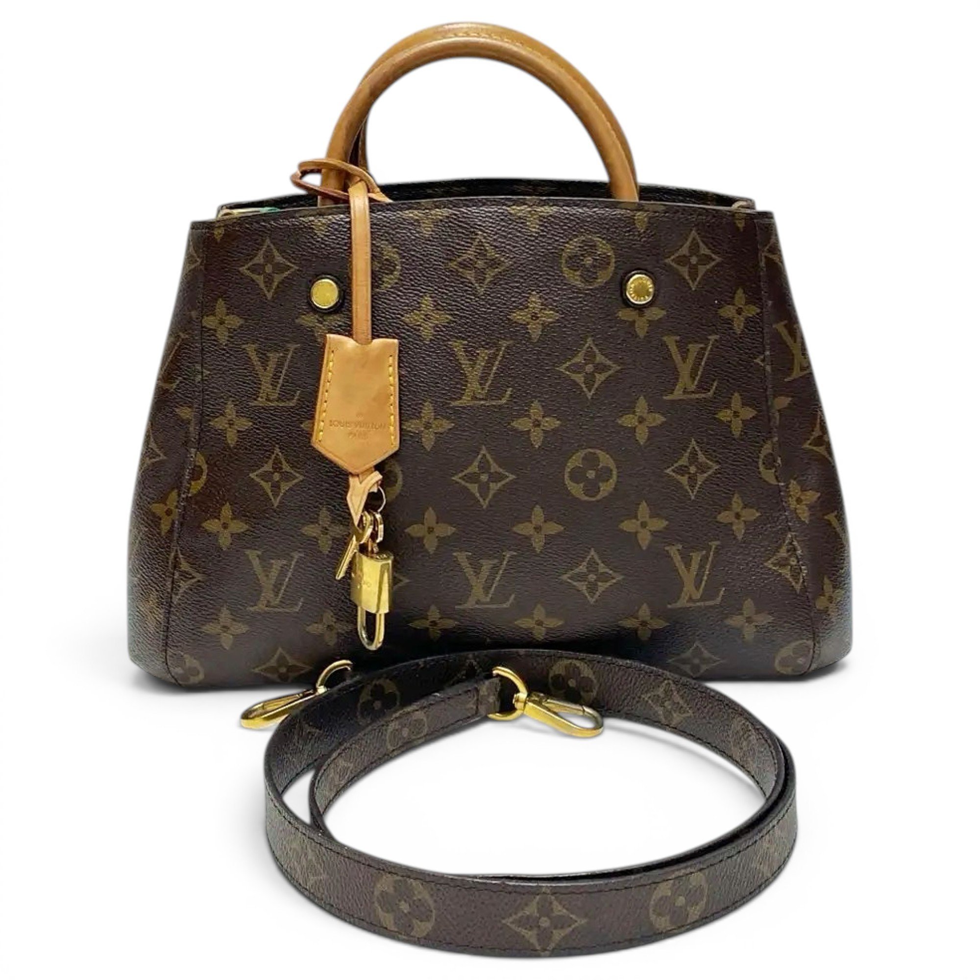Montaigne vinyl crossbody bag