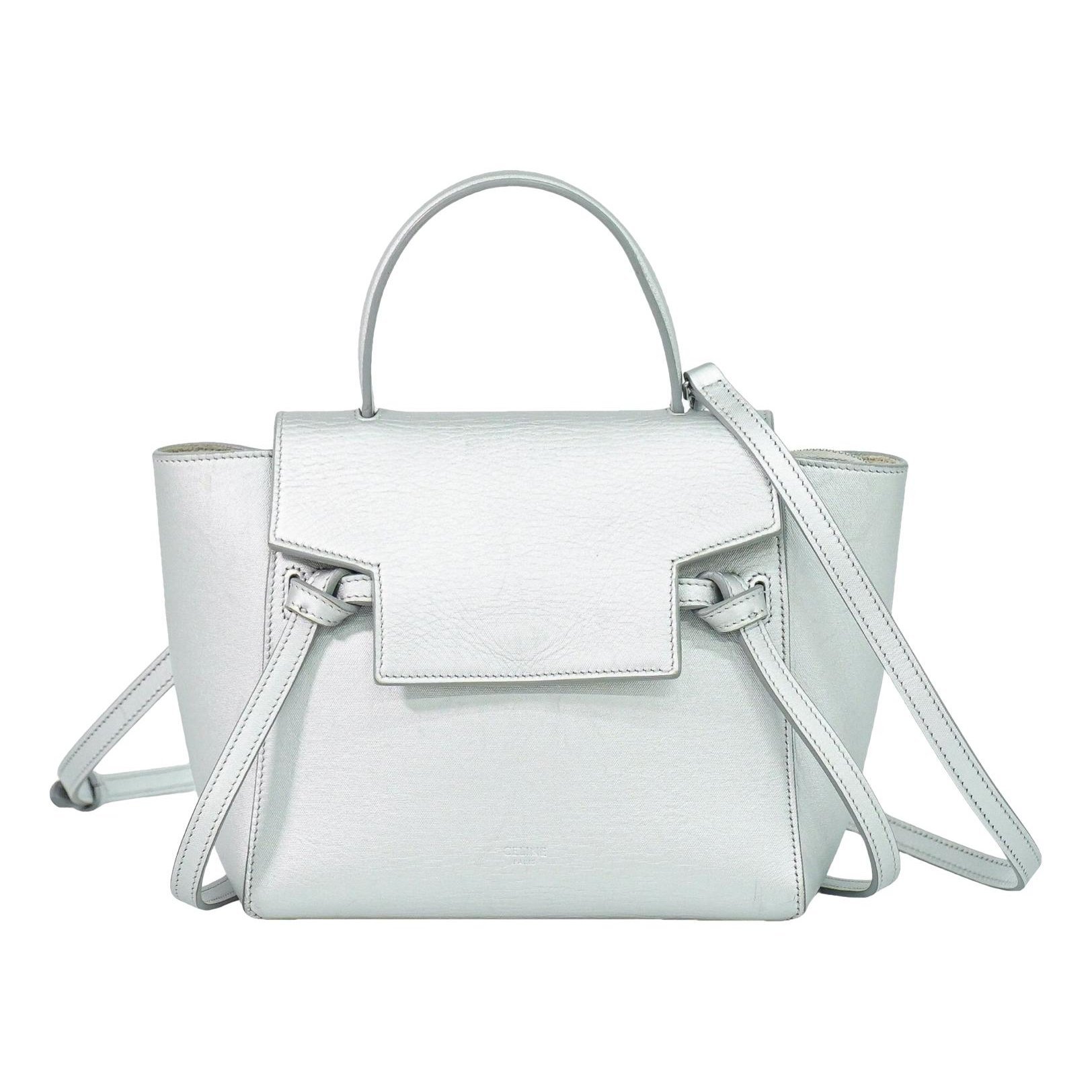 Belt leather handbag