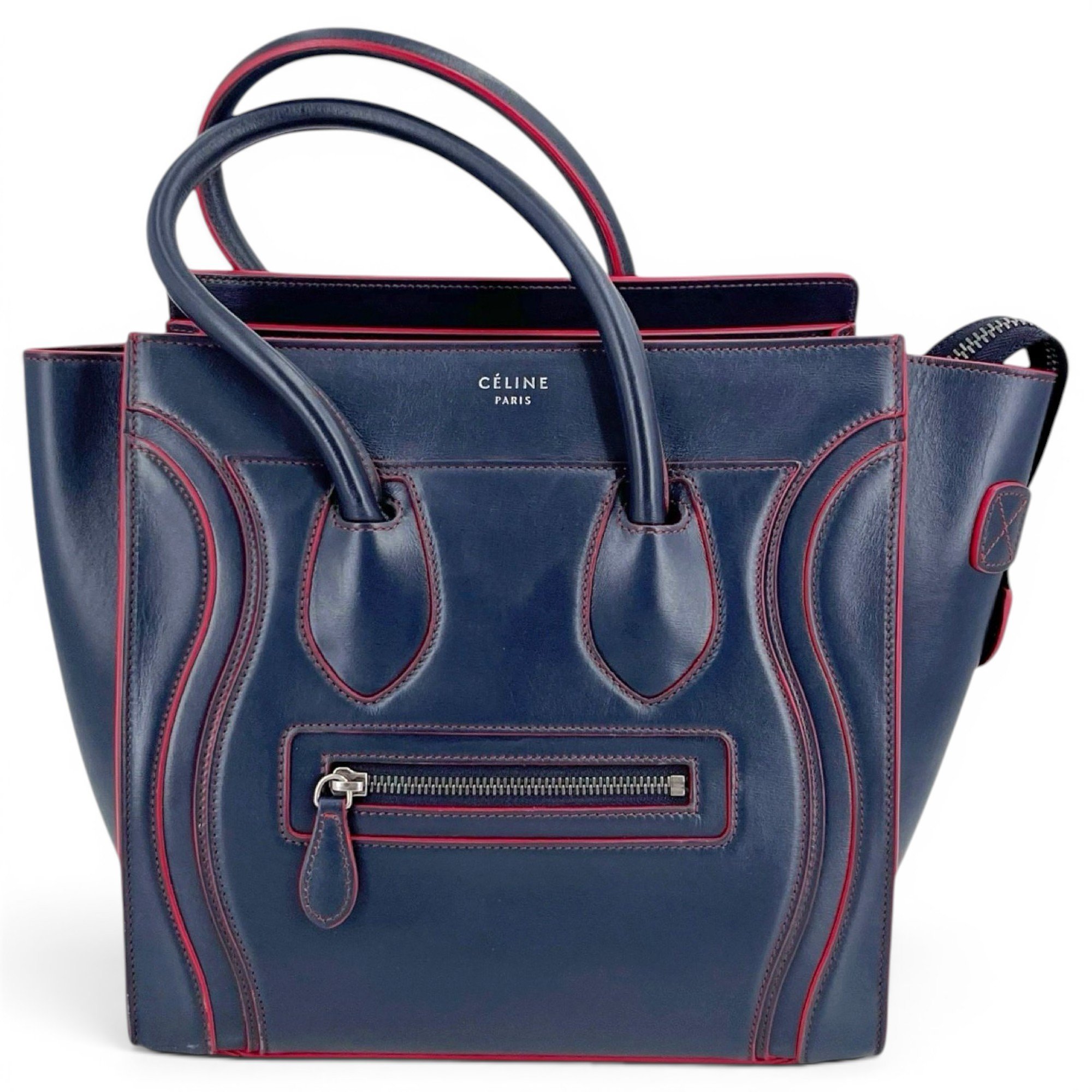 Luggage leather handbag