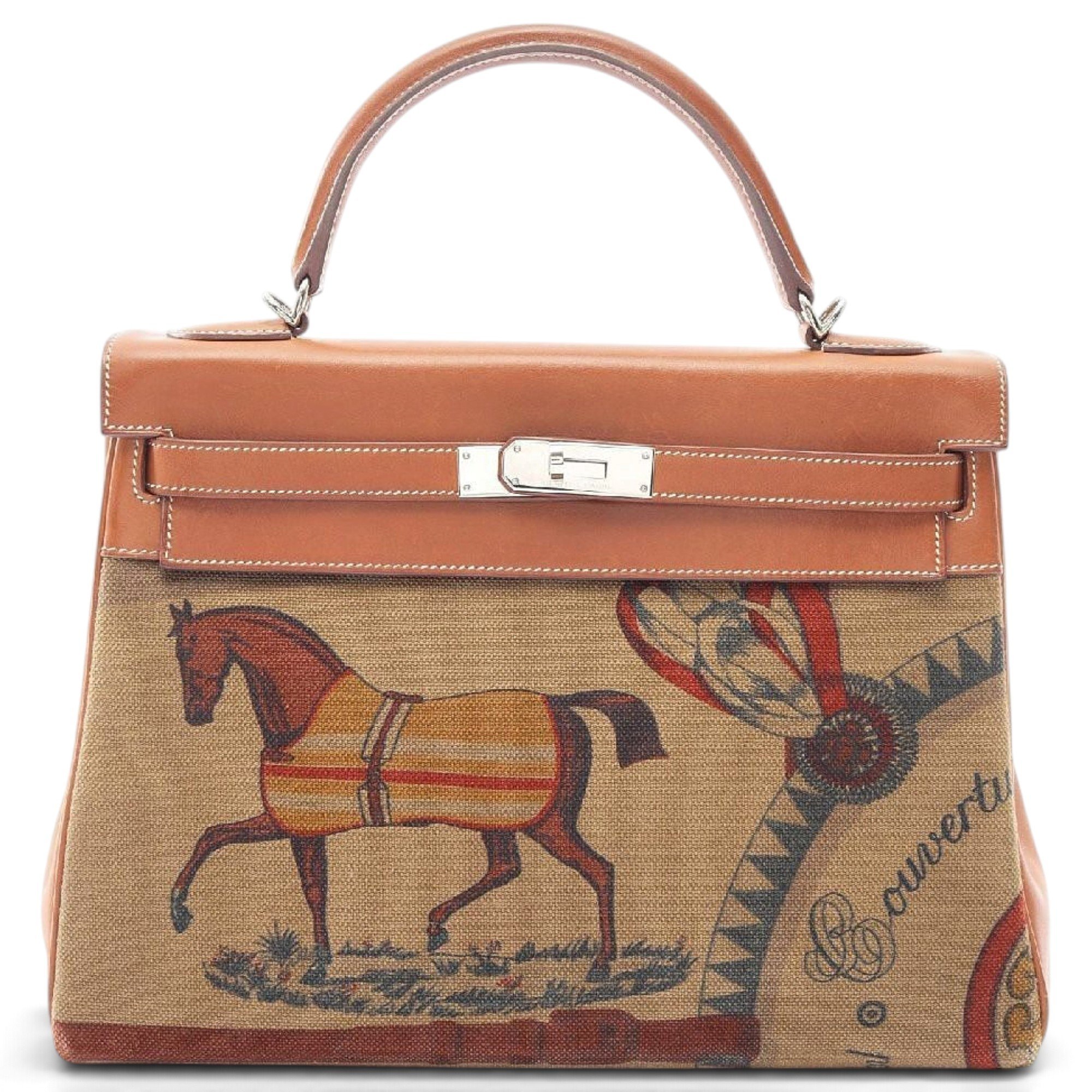 Kelly 32 leather handbag