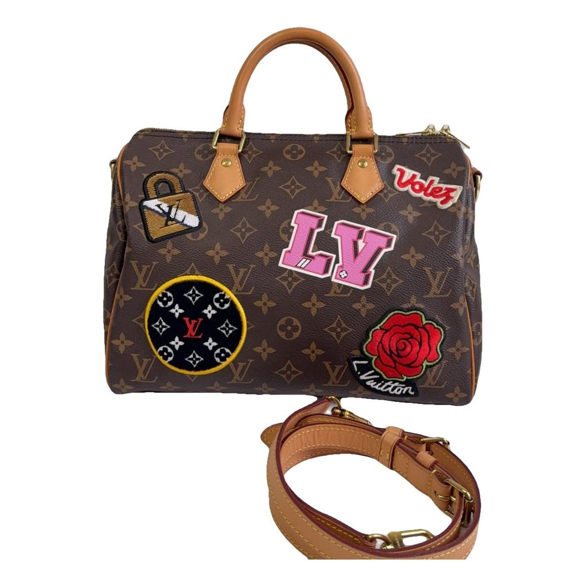 Speedy Bandoulière leather handbag