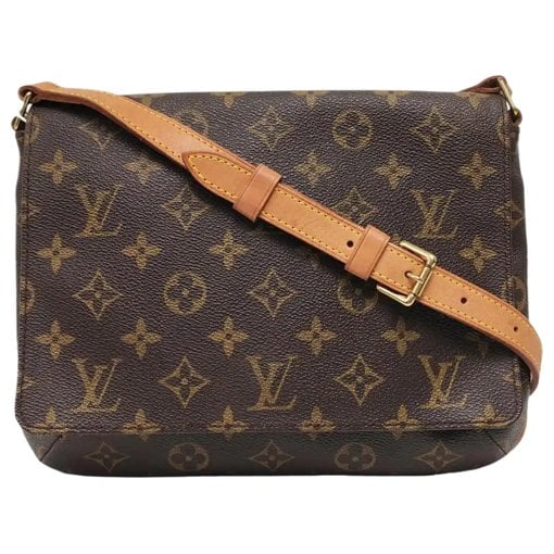 Louis Vuitton Musette Tango leather handbag