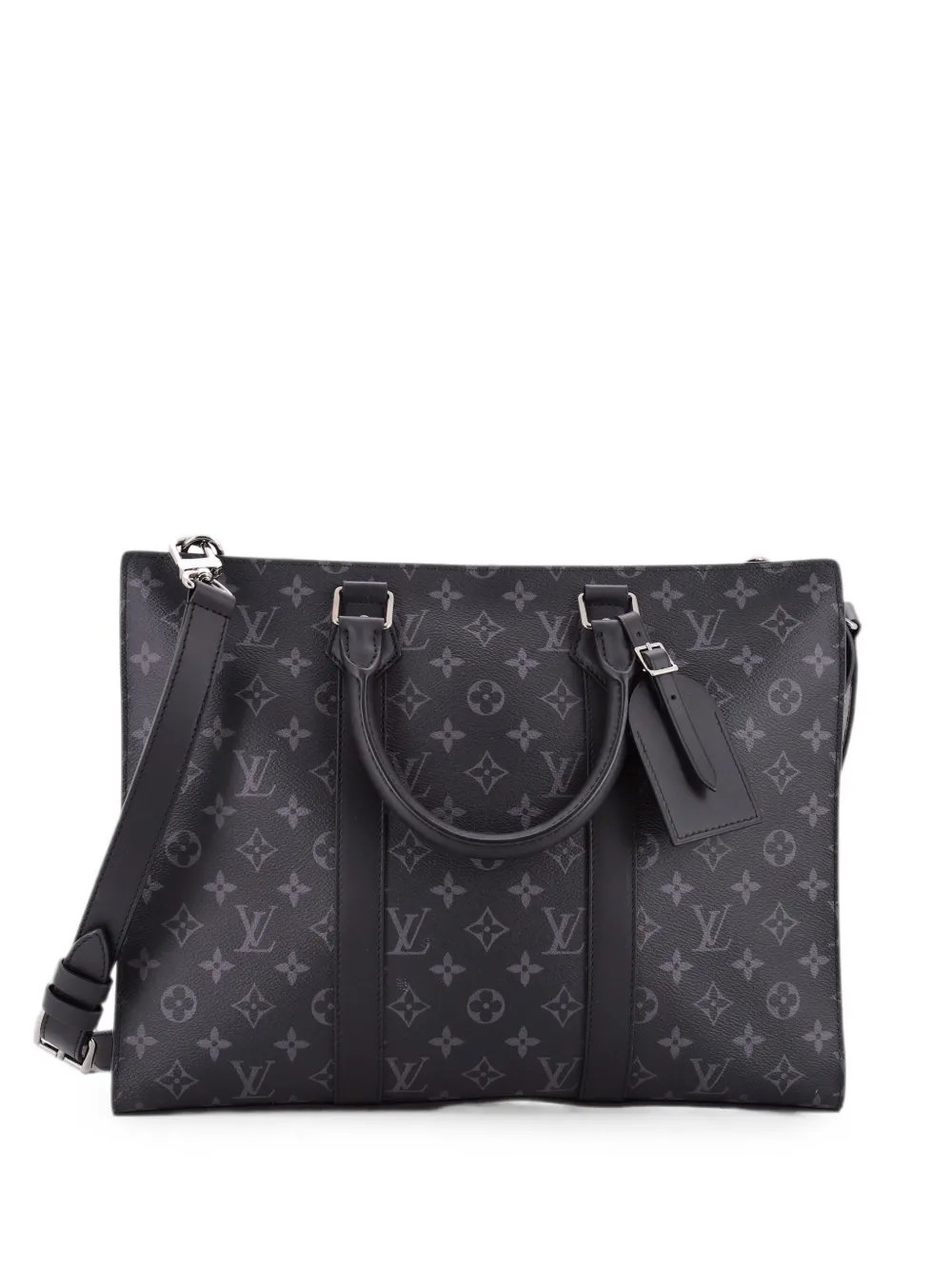 Sac Plat Zipper Monogram Eclipse Canvas Horizontal tote bag