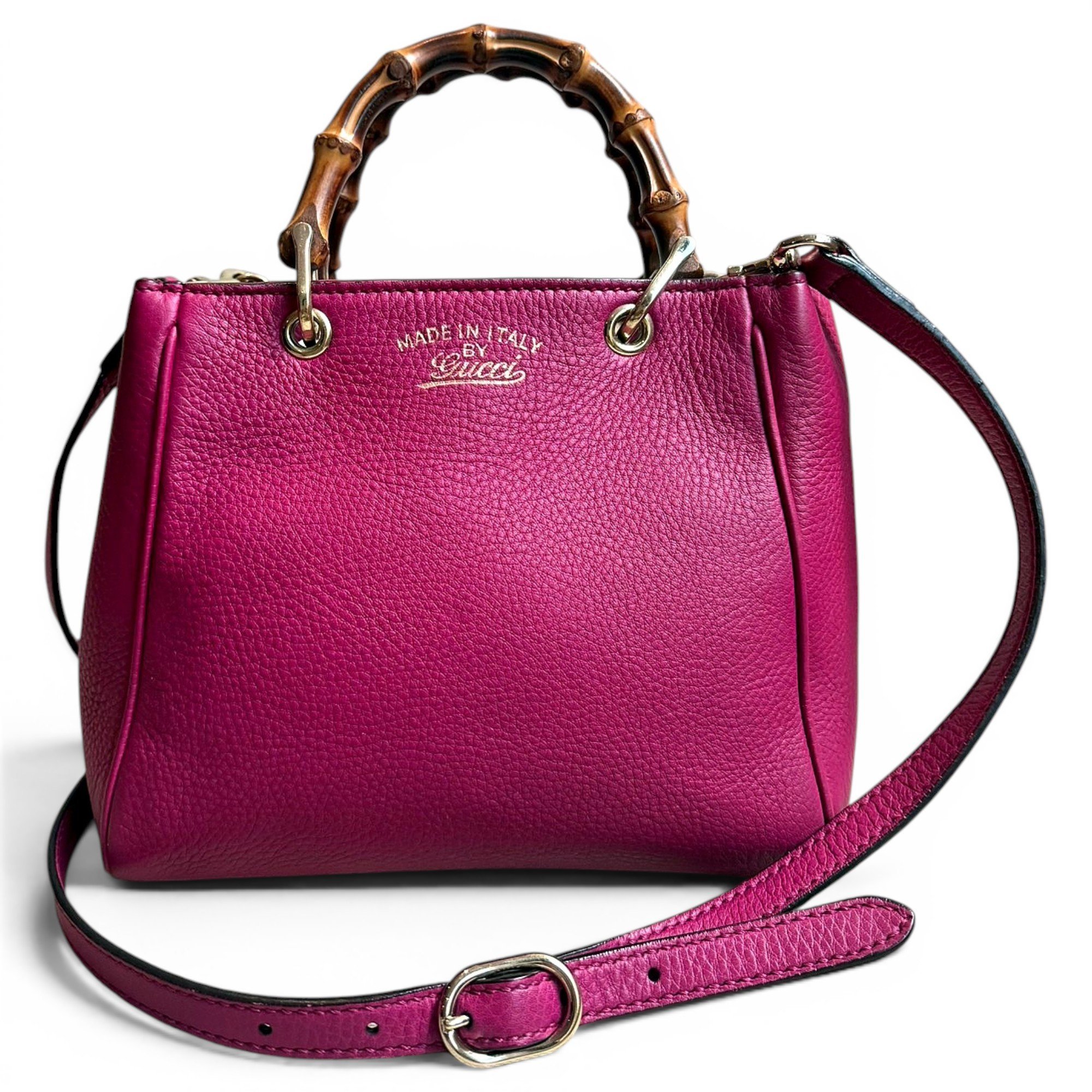 Bamboo leather tote