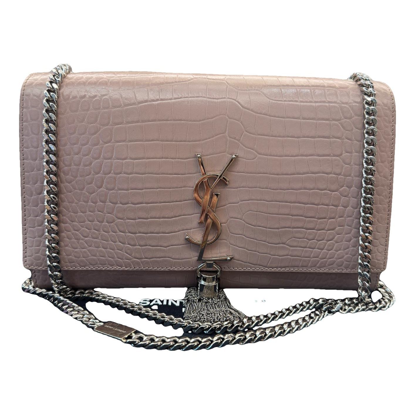 Pompom Kate leather handbag
