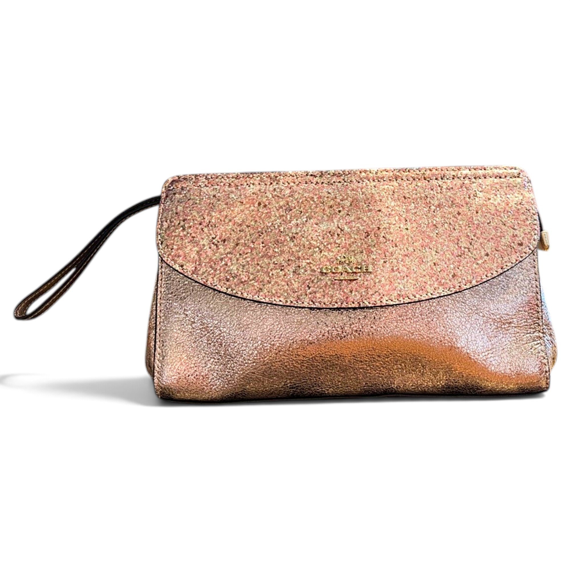 Coach Leather clutch bag