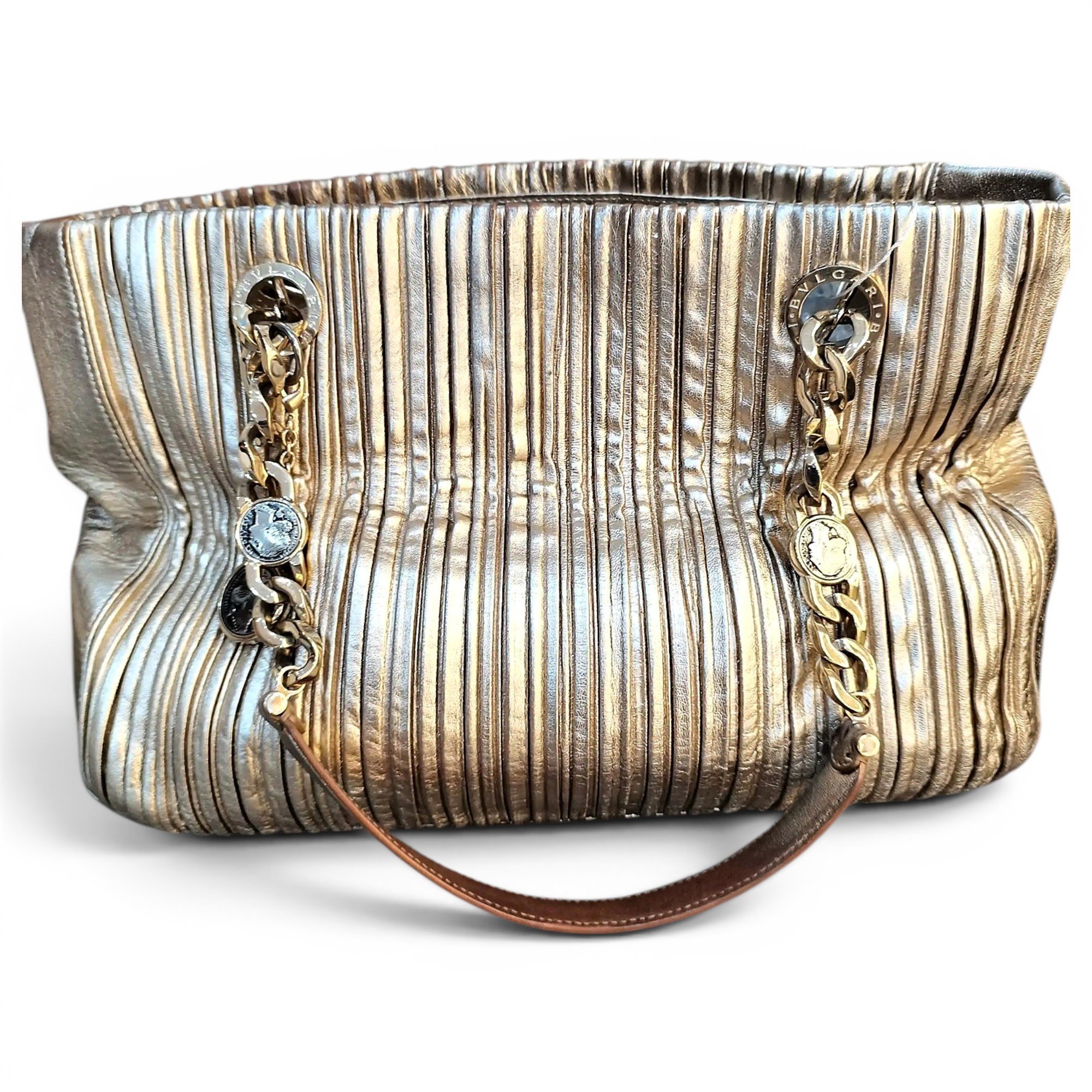 Leather handbag