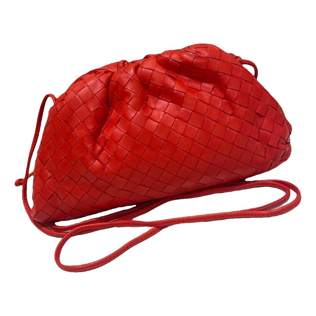 Pouch leather handbag