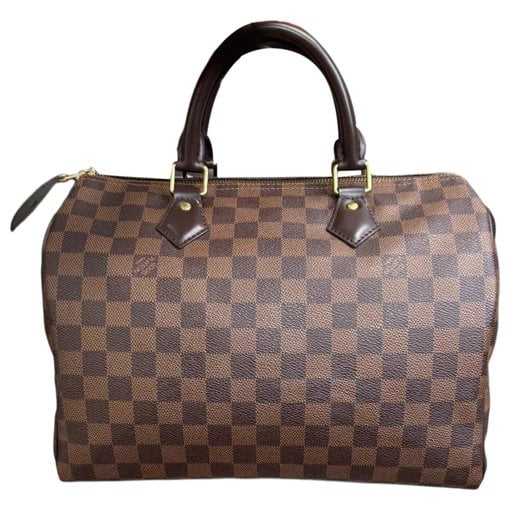 Speedy leather handbag