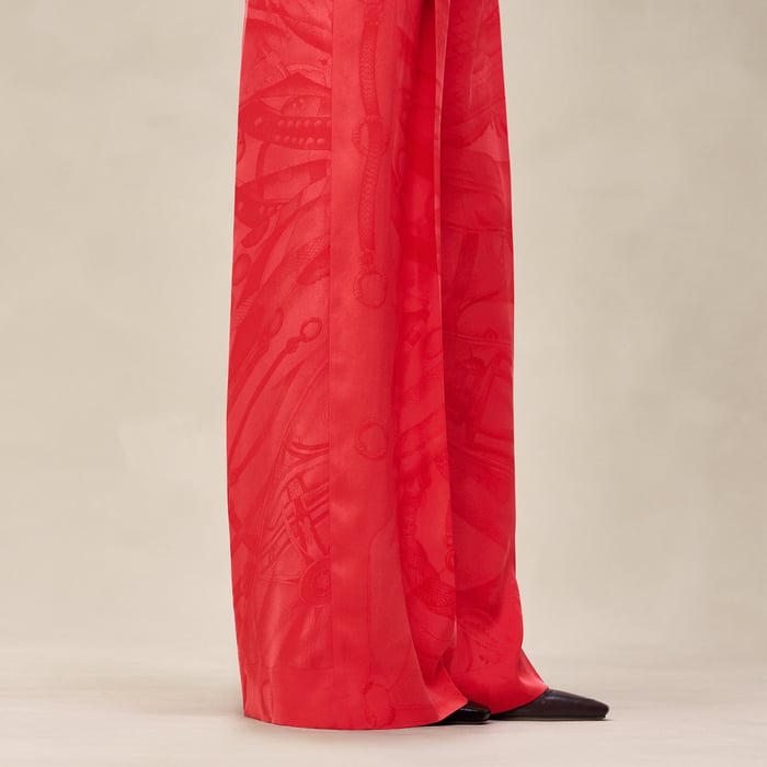 Rose Pivoine "Soleil De Soie Poudre" Pants