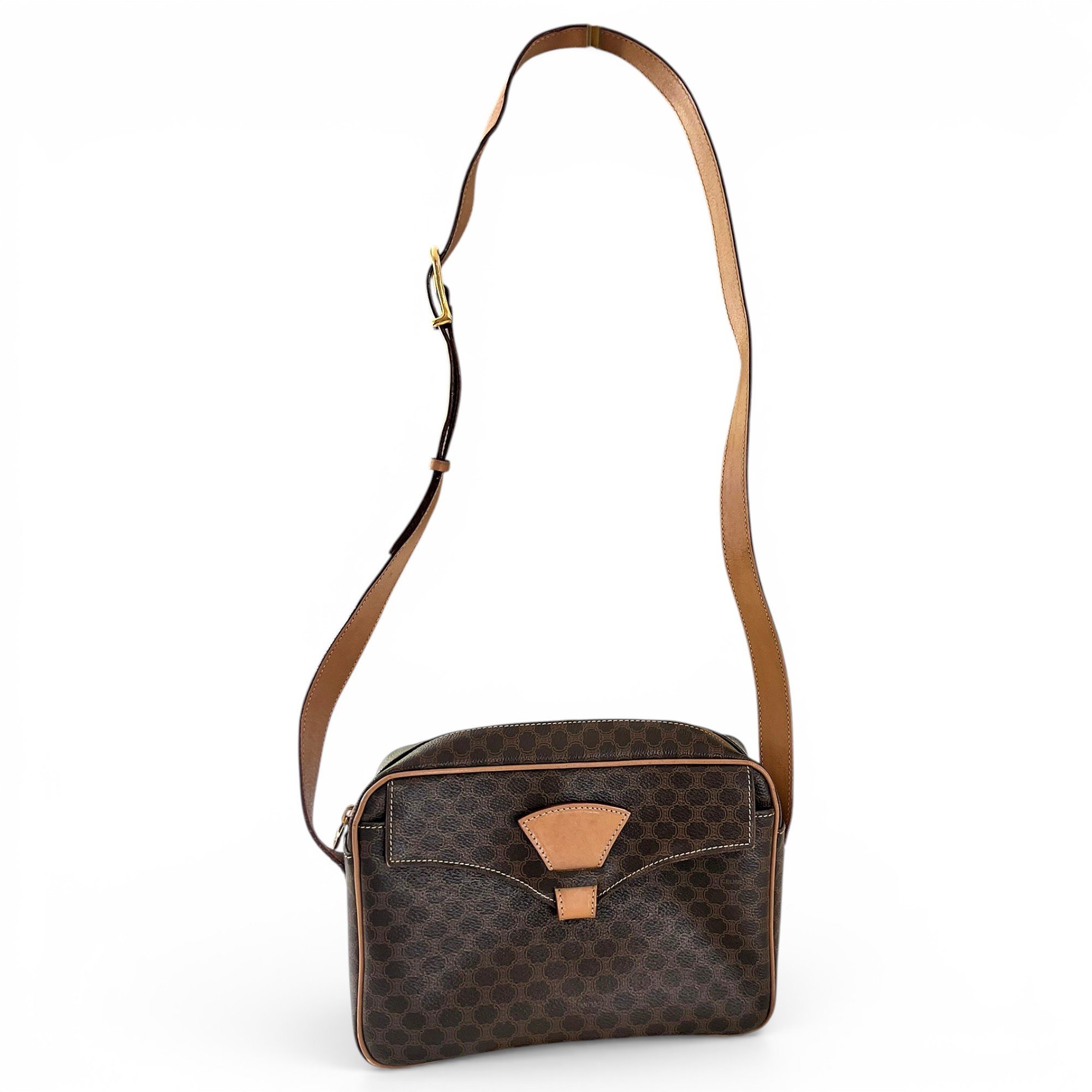 Triomphe leather crossbody bag