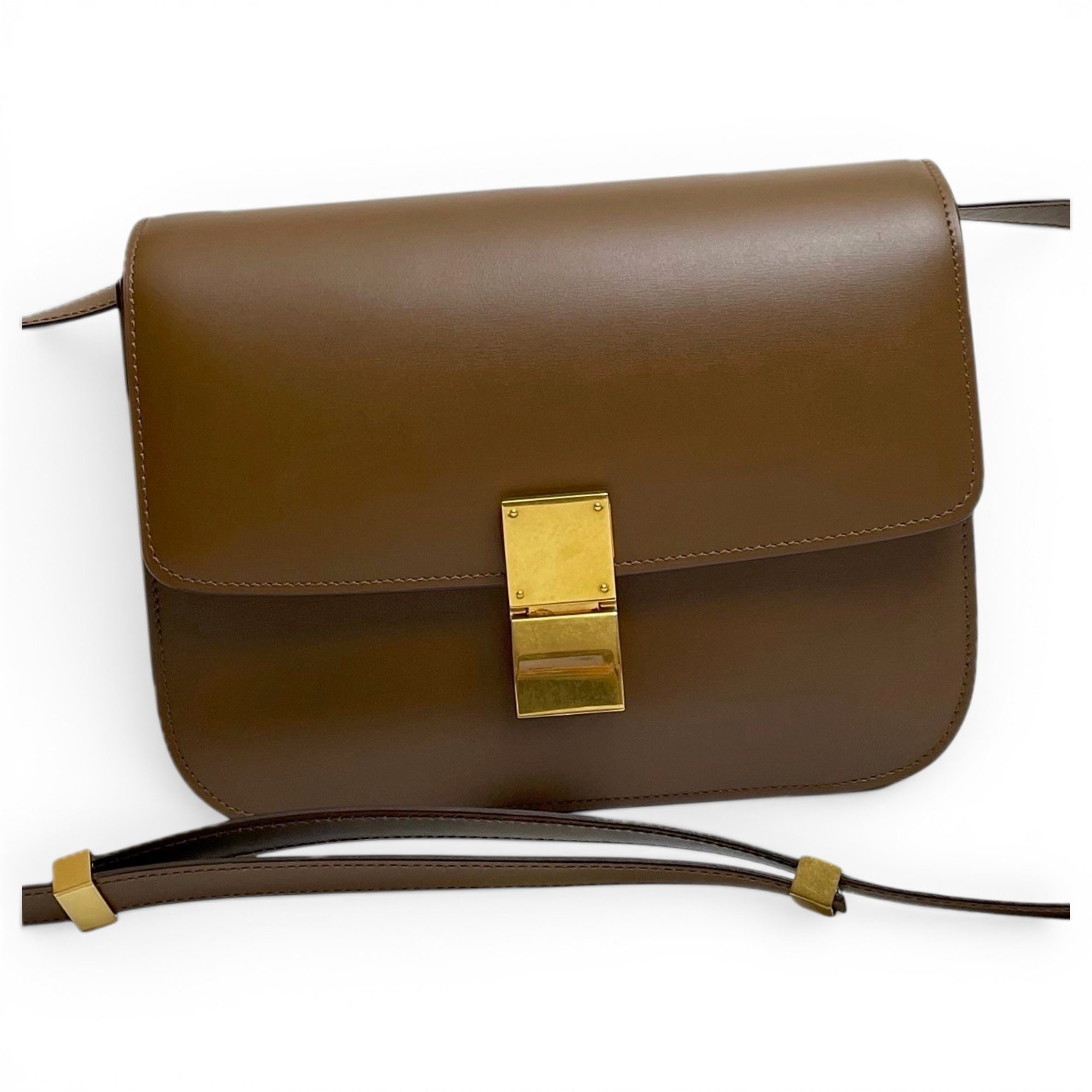 Classic leather handbag