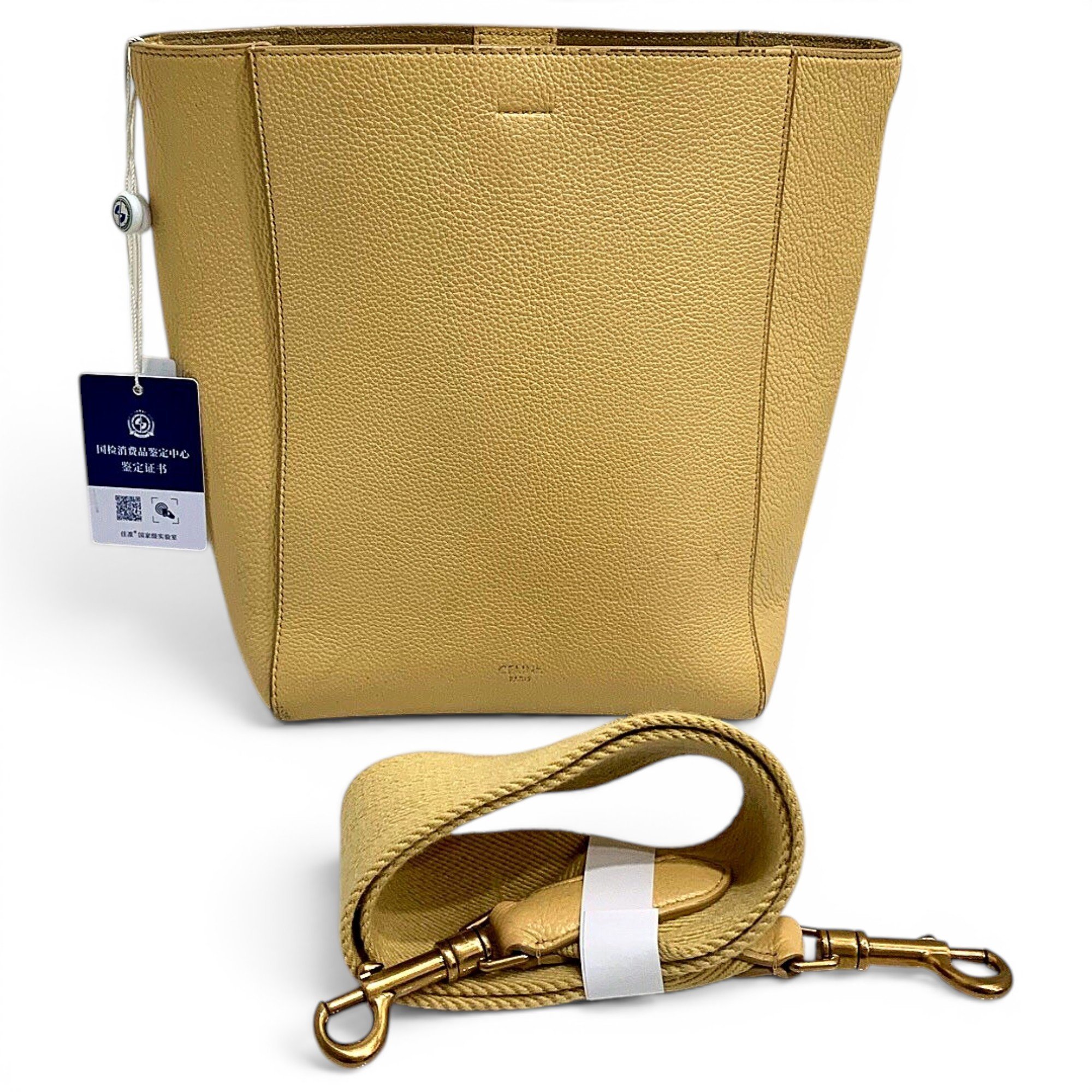 Seau Sangle leather tote