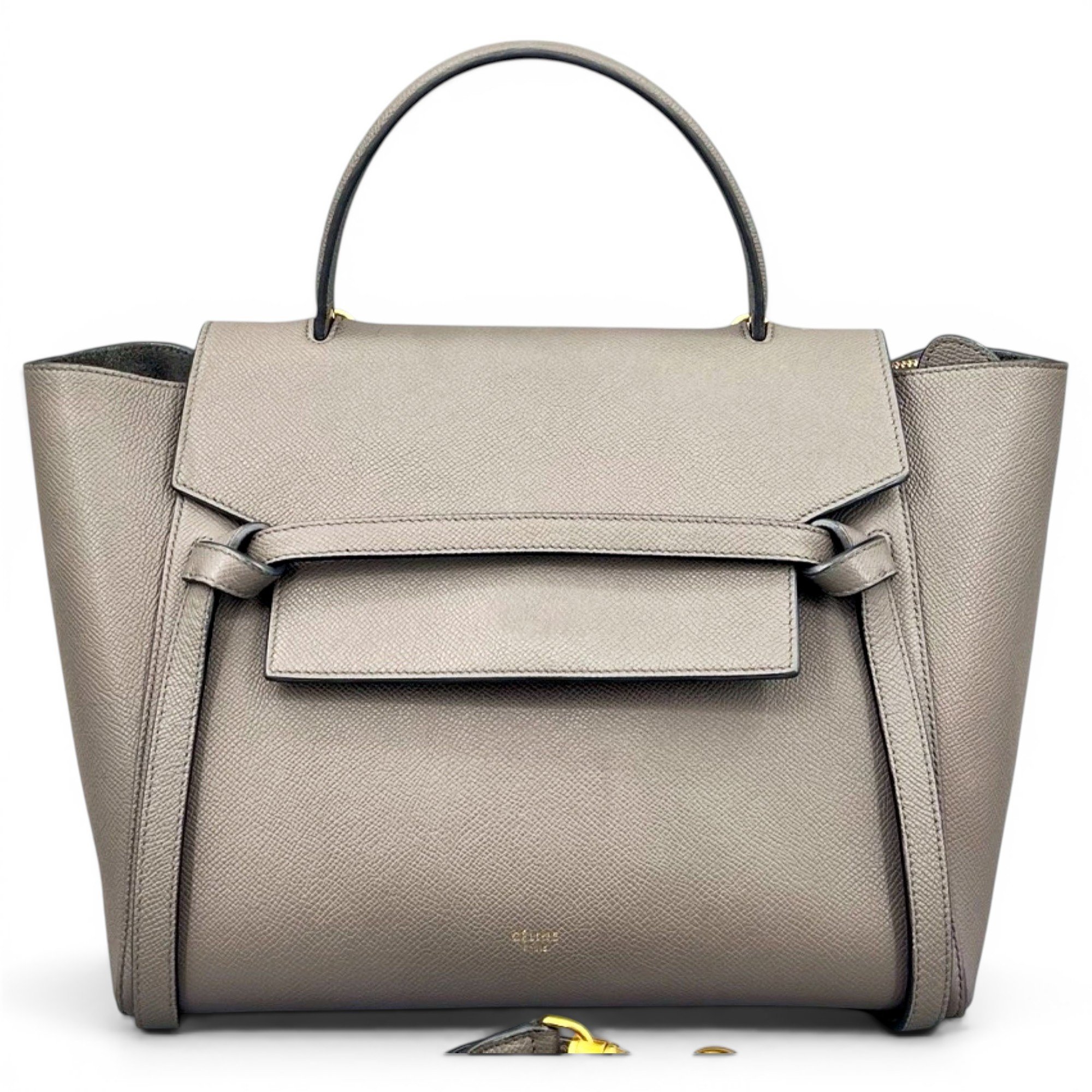 Belt leather handbag