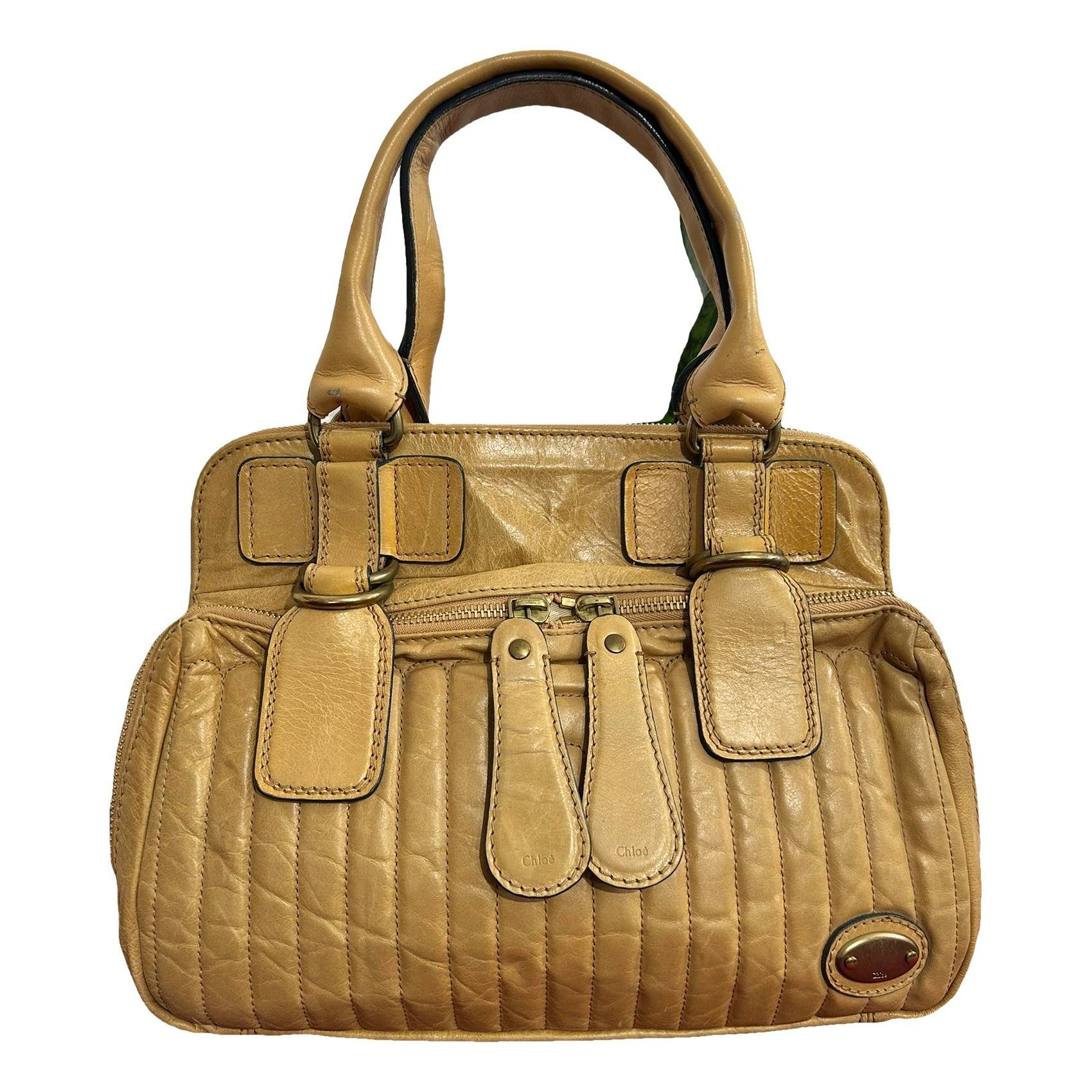 Bay leather handbag