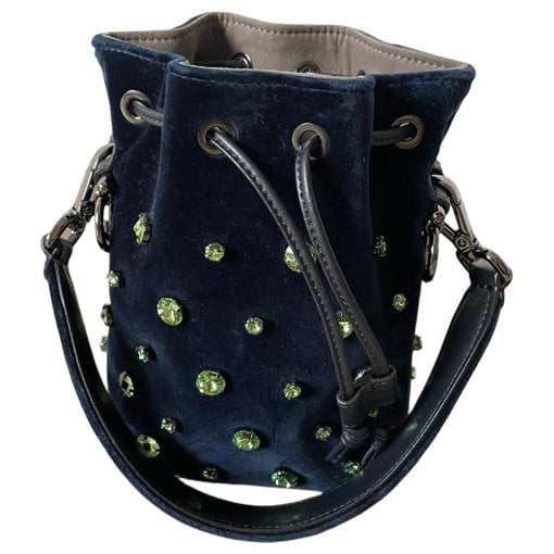 Mon Trésor velvet handbag