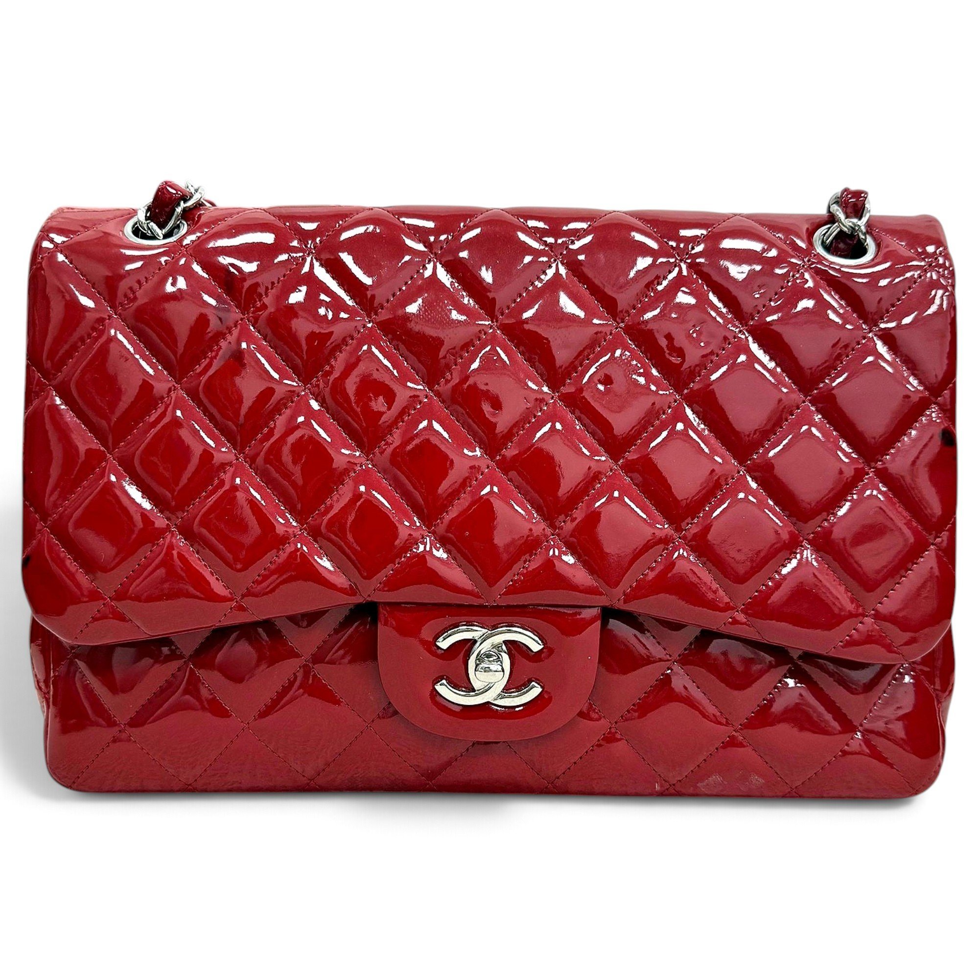 Timeless/Classique patent leather handbag