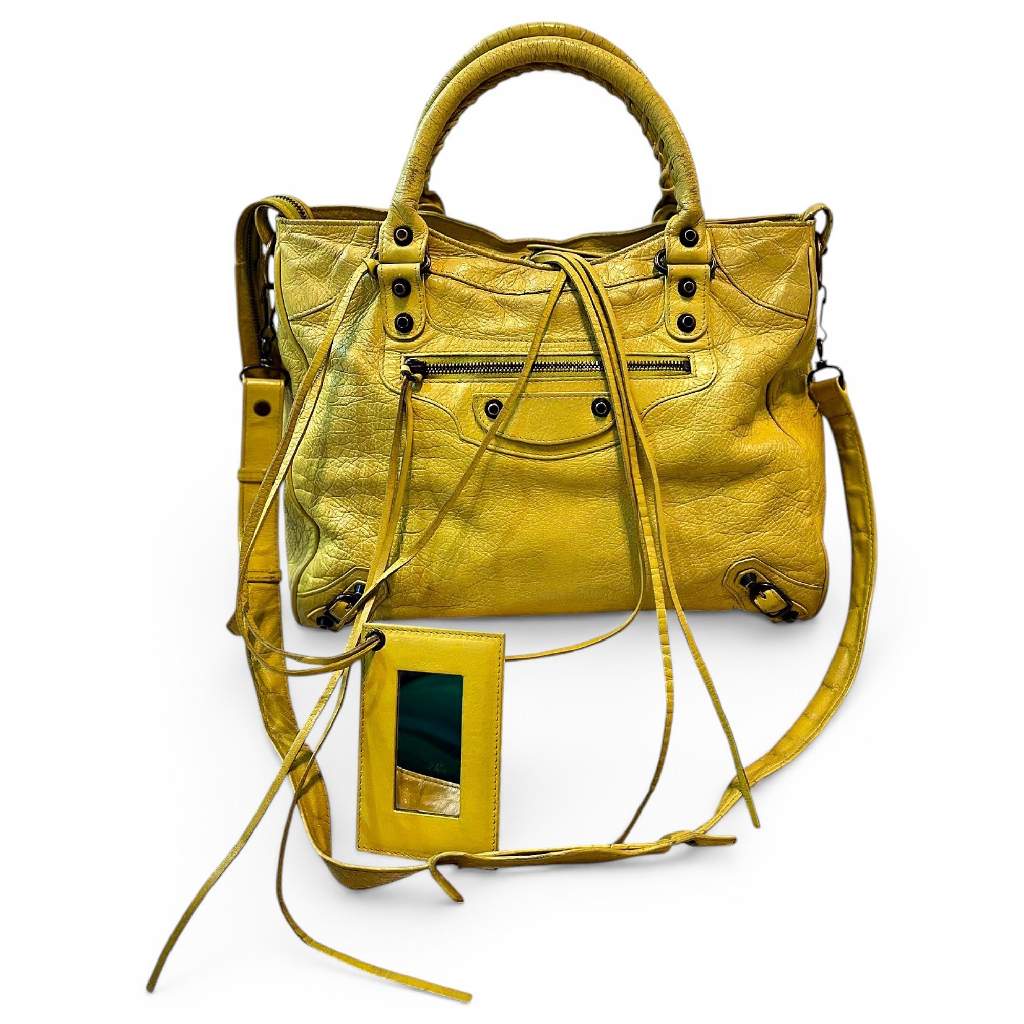 Vélo leather handbag