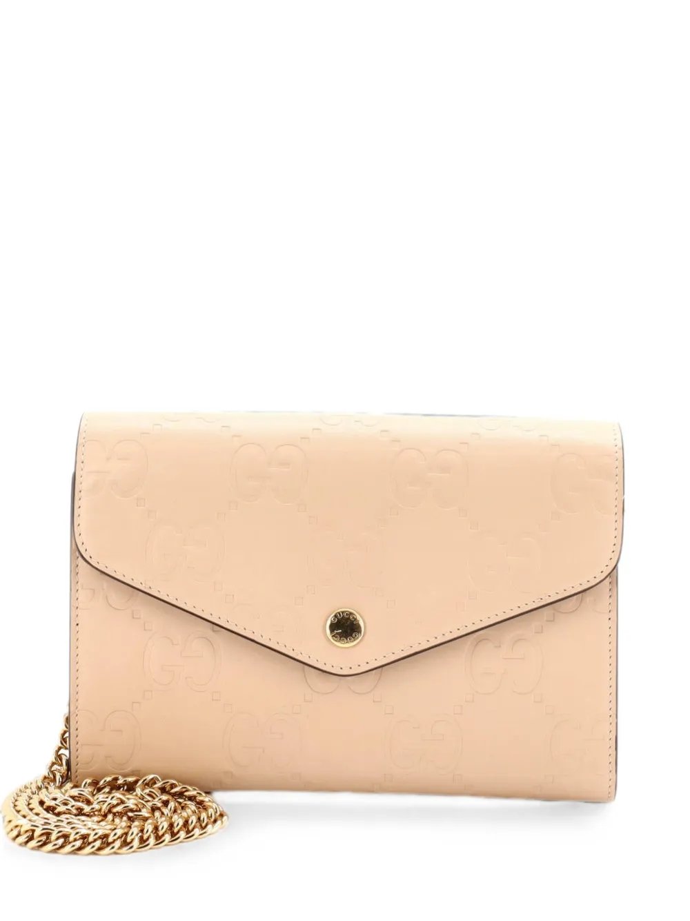 Envelope Wallet on Chain Guccissima Leather shoulder bag