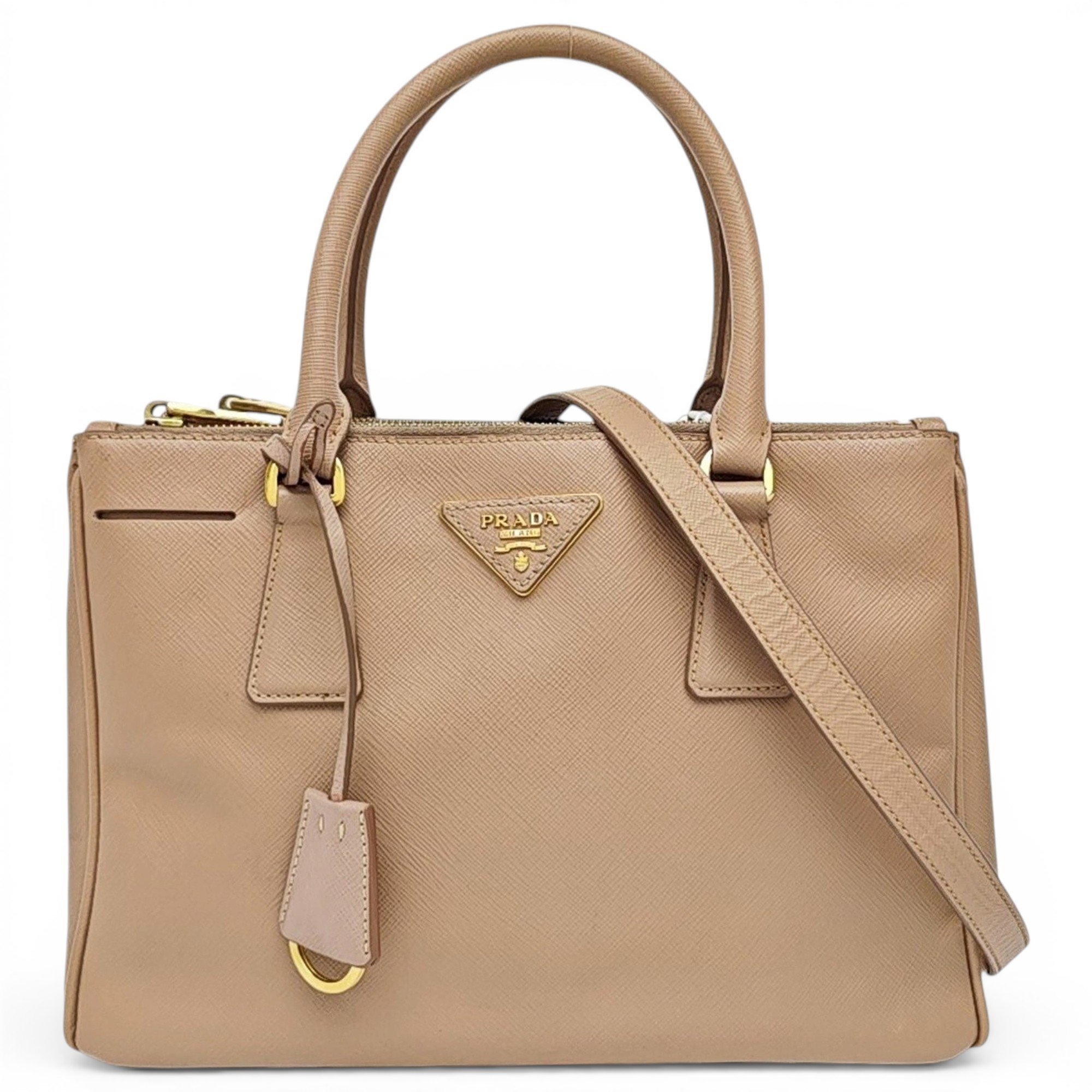 Galleria leather handbag