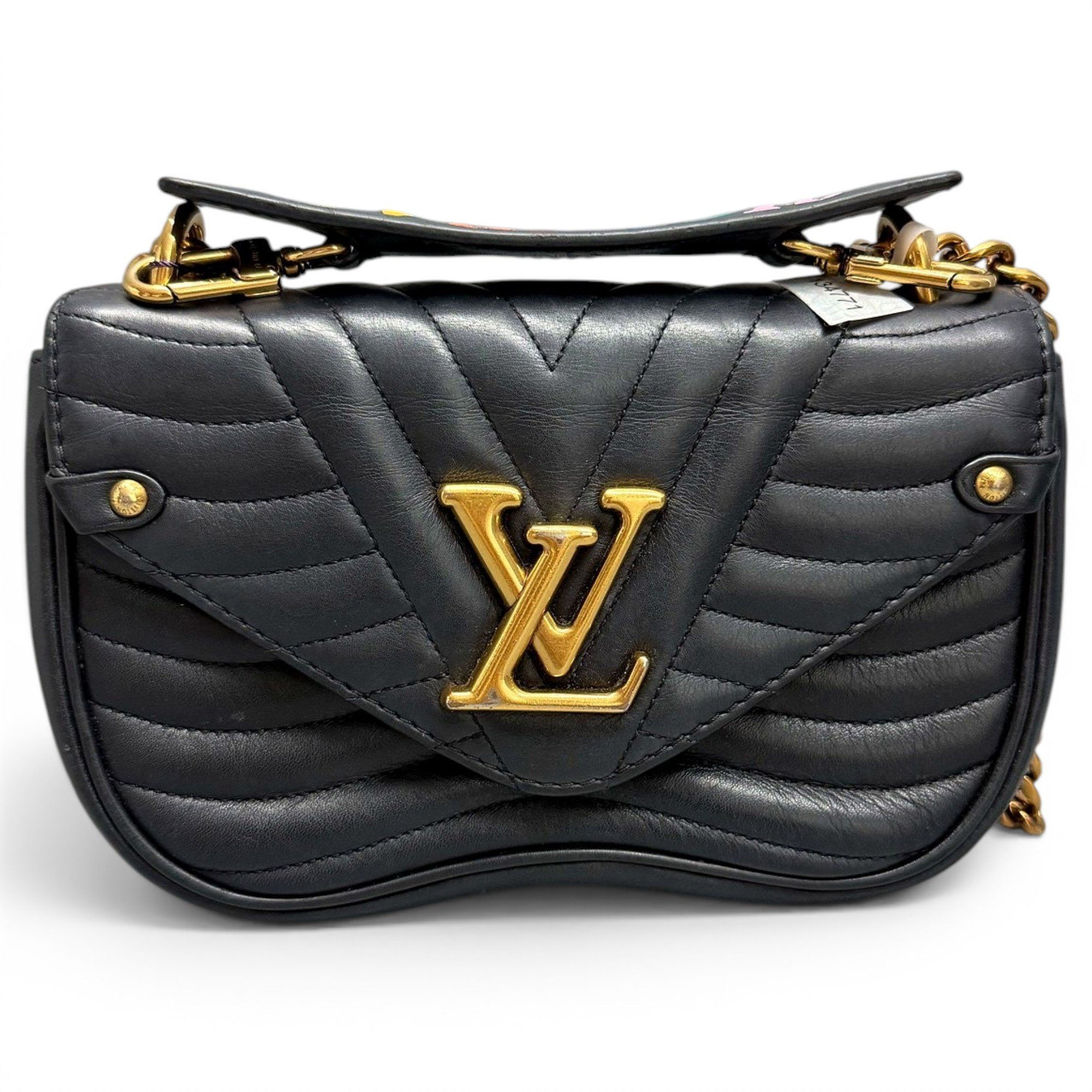 New Wave leather handbag