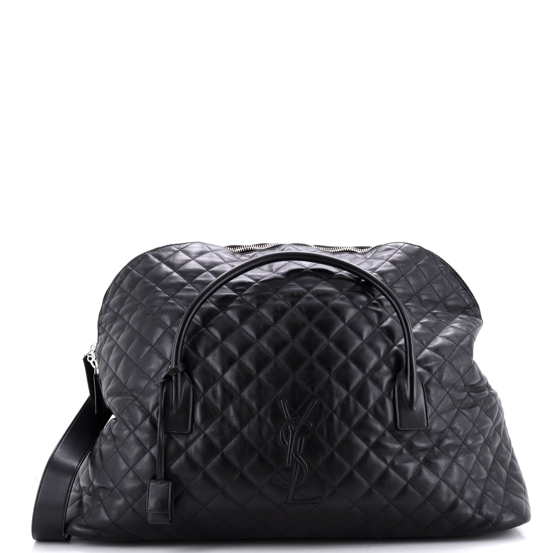 ES Giant Travel Bag Quilted Leather