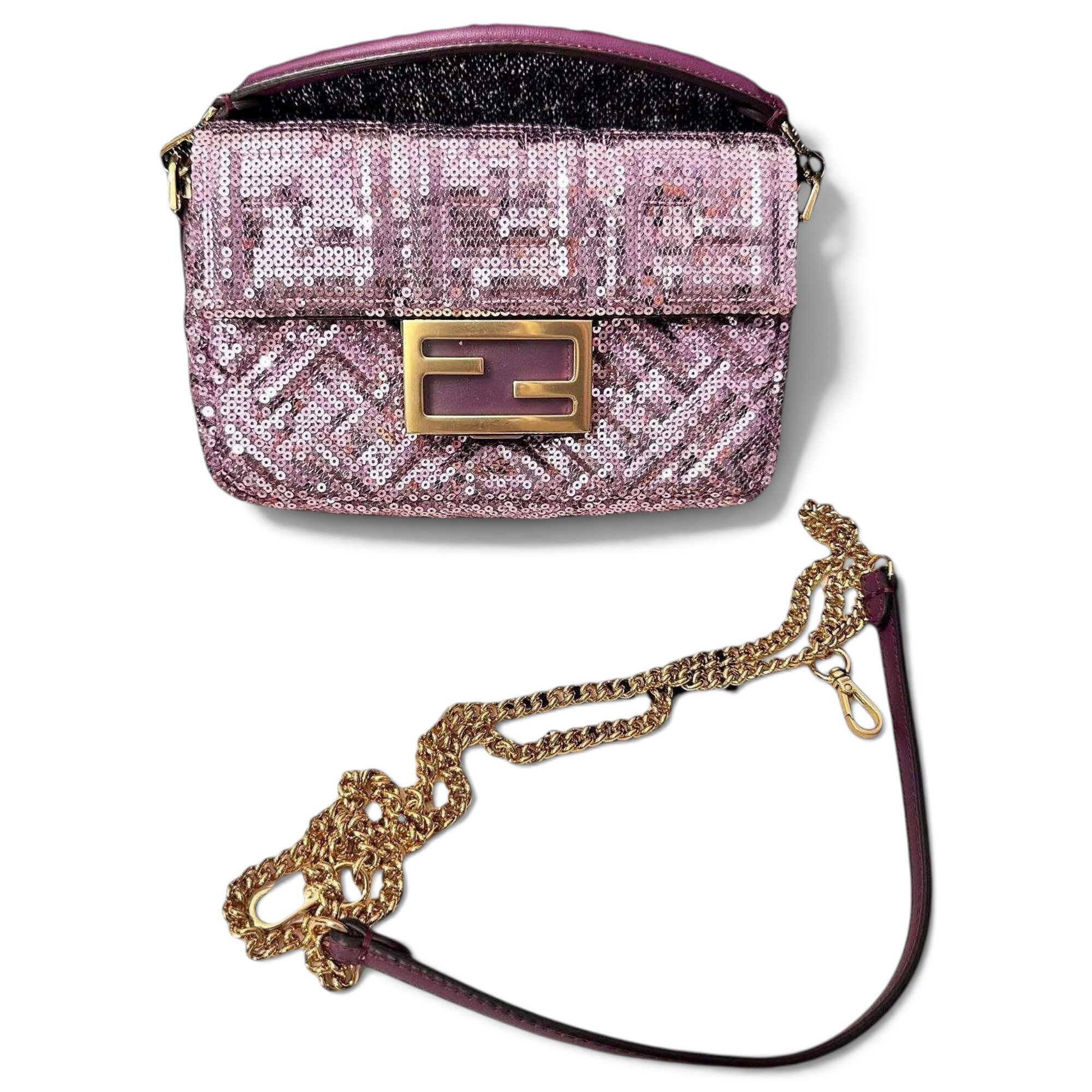 Baguette leather handbag