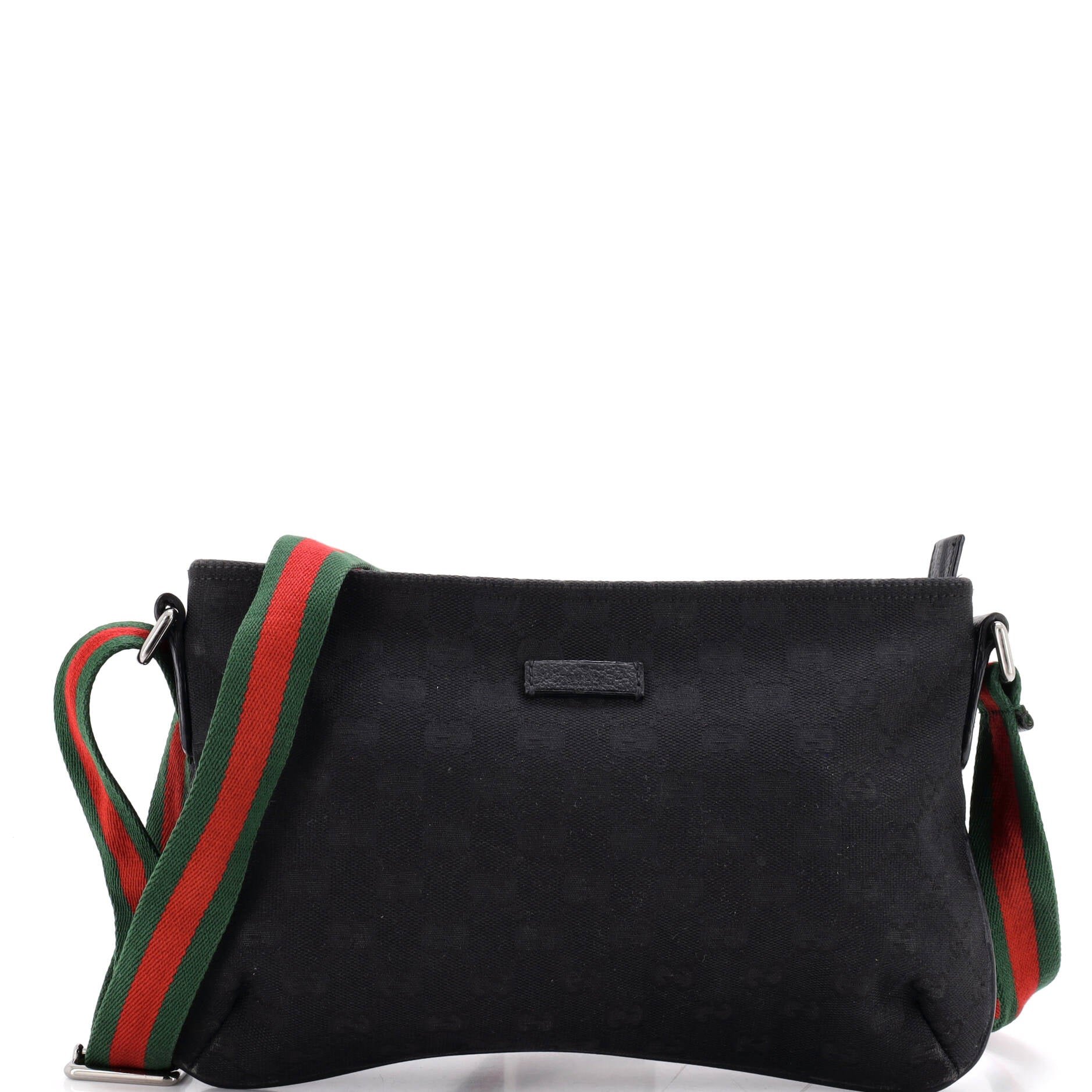 Web Strap Messenger Bag GG Canvas Small