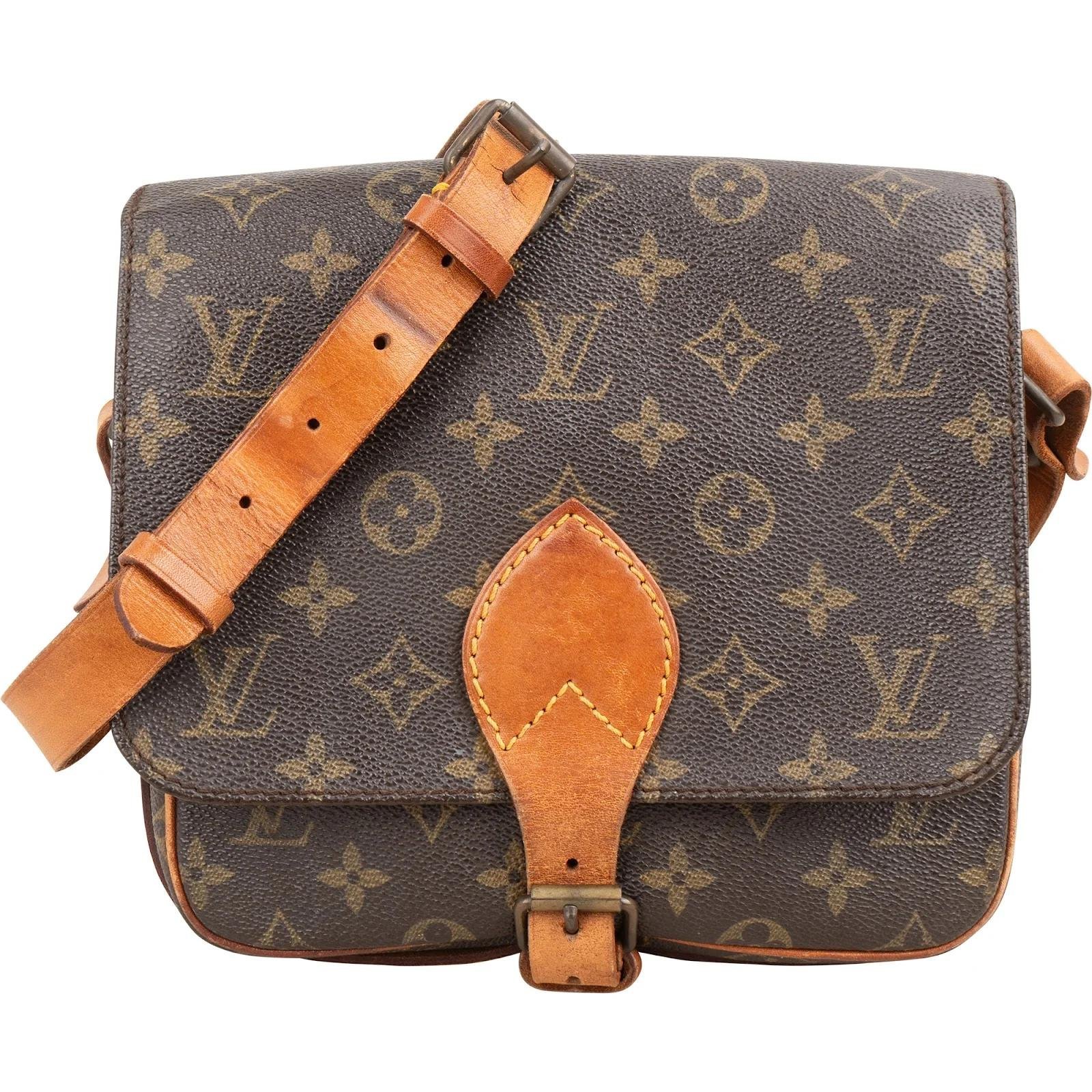 Cartouchière leather crossbody bag