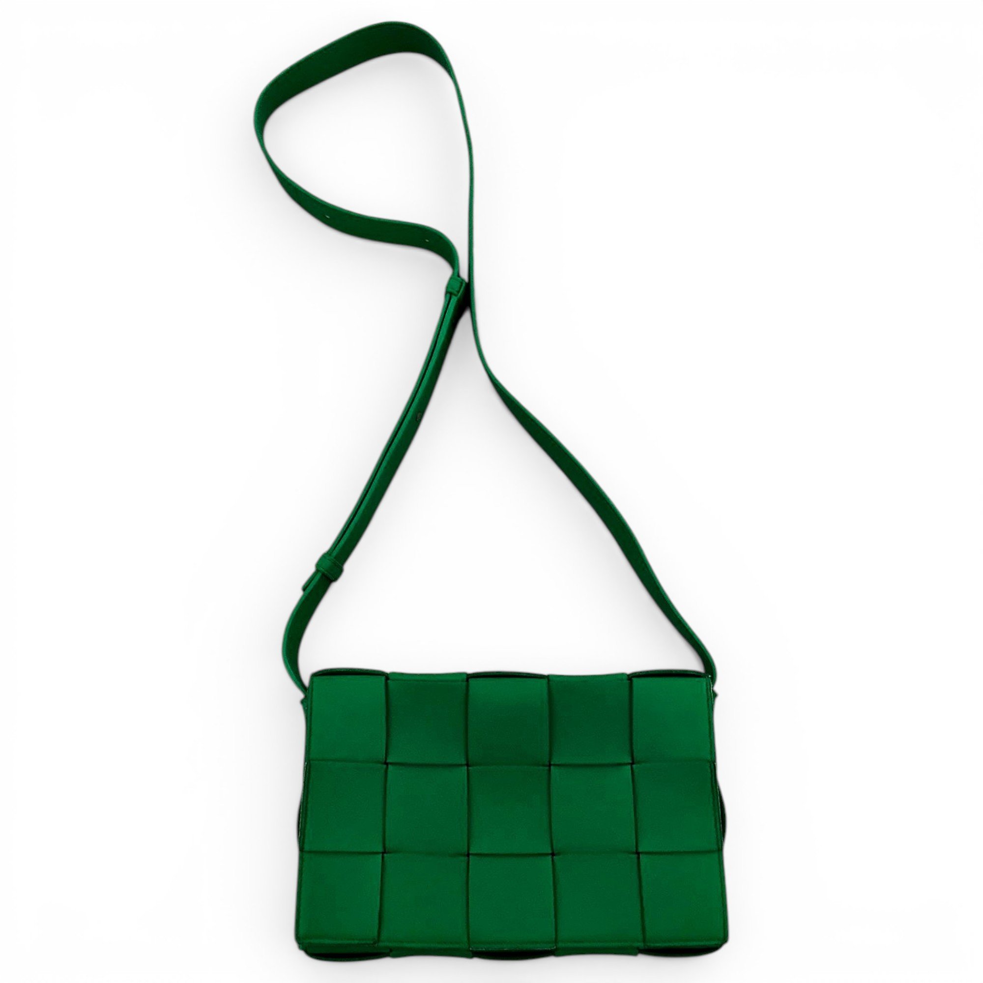 Cassette leather handbag