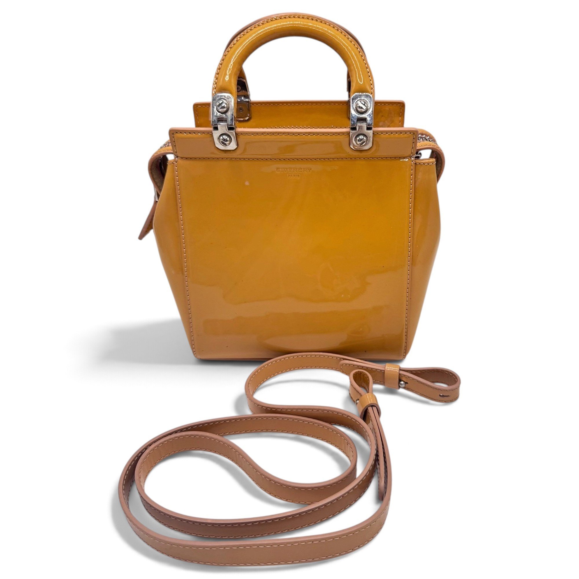 Givenchy House de Givenchy patent leather handbag