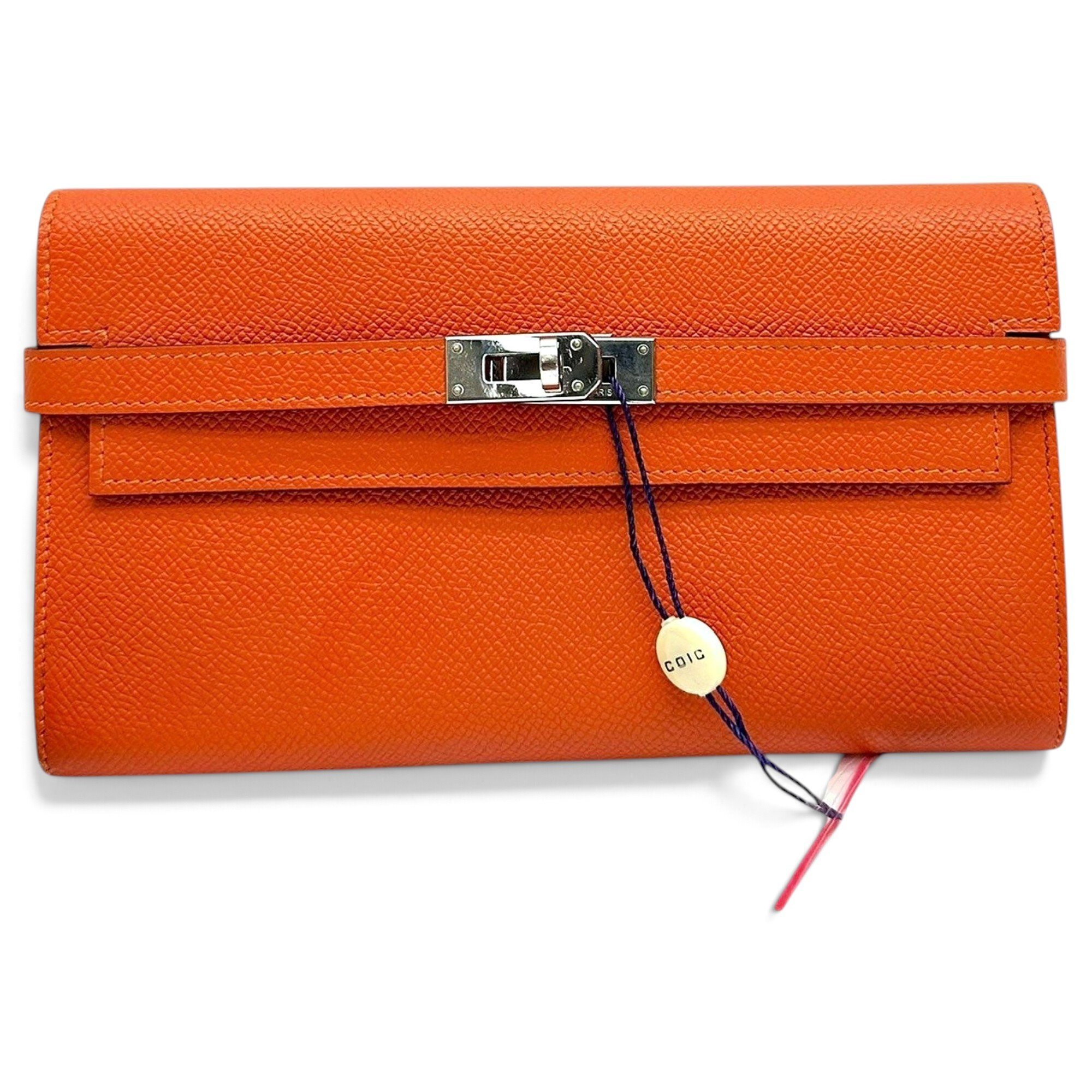 Hermes Kelly 25 Handbag Orange 2563
