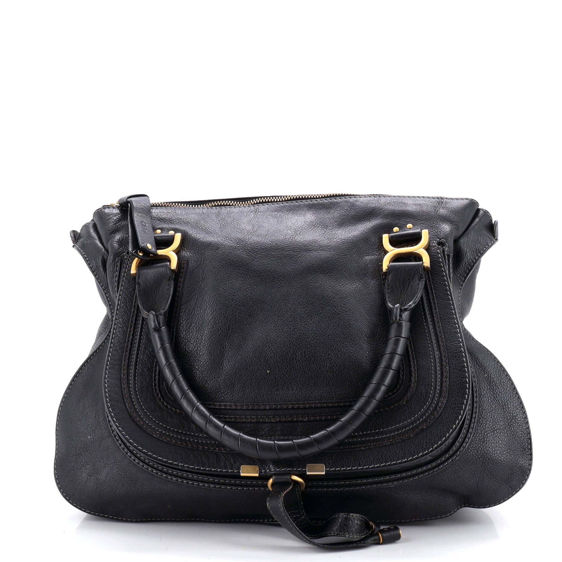 Leather handbag