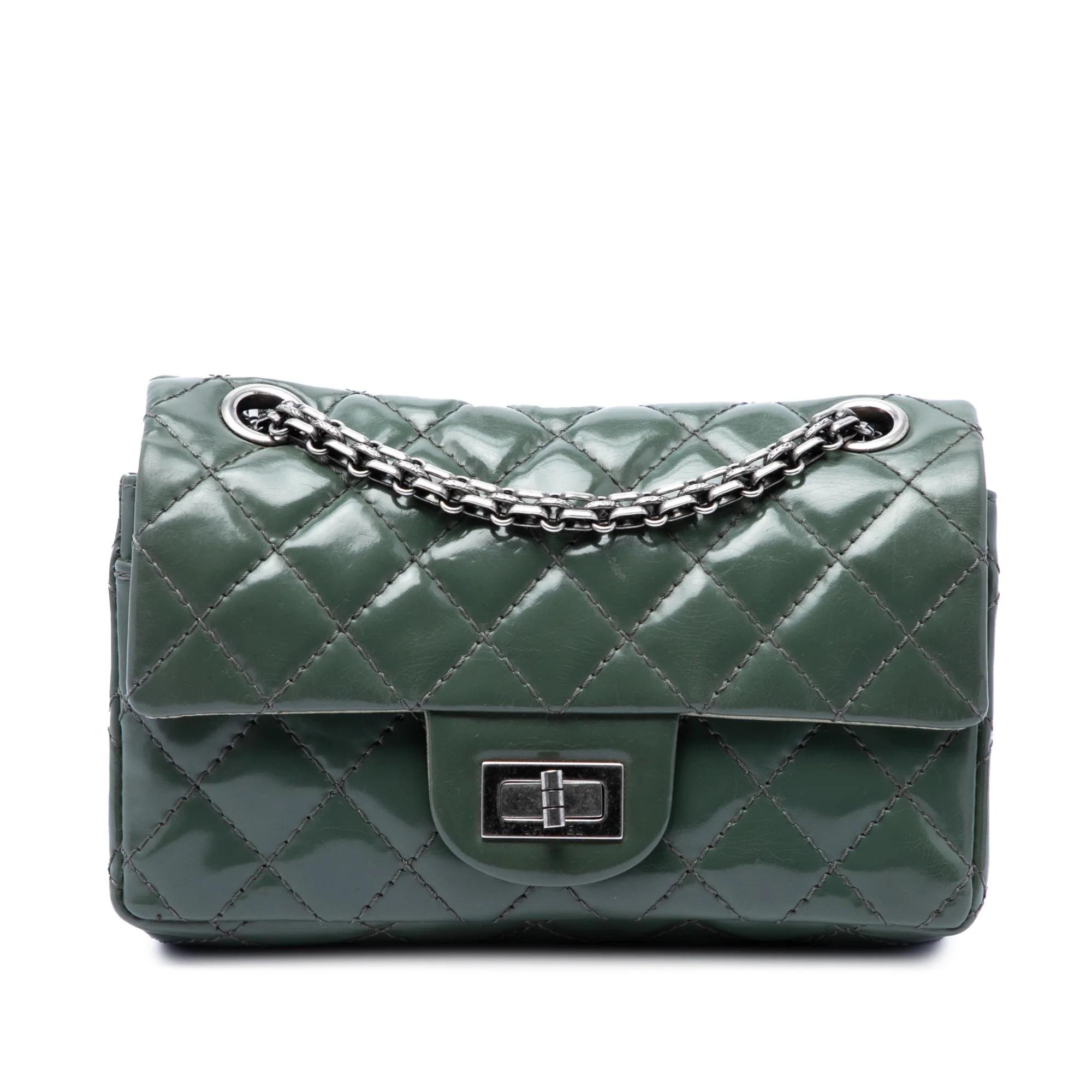 2.55 patent leather handbag