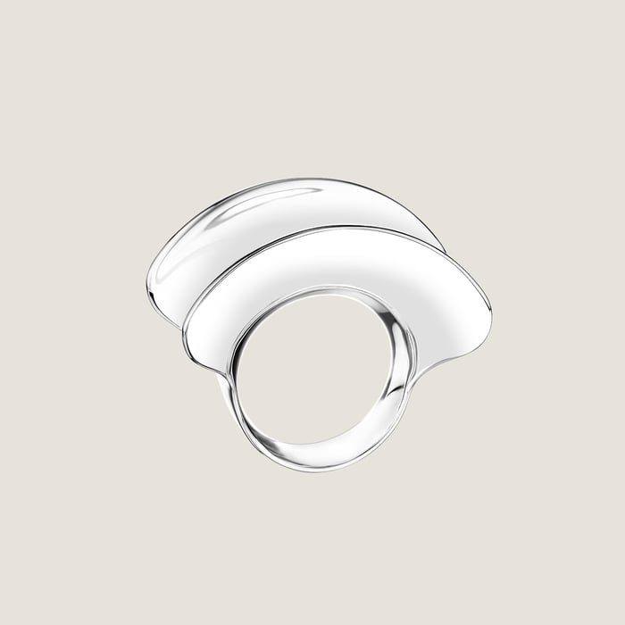 Sans Coloris Hermes Reponse Ring, Large Model