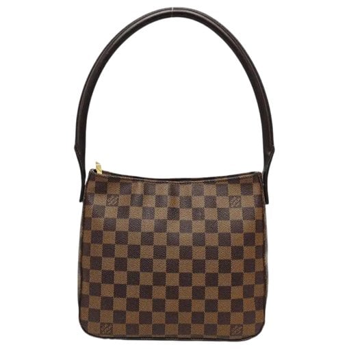 Looping leather handbag