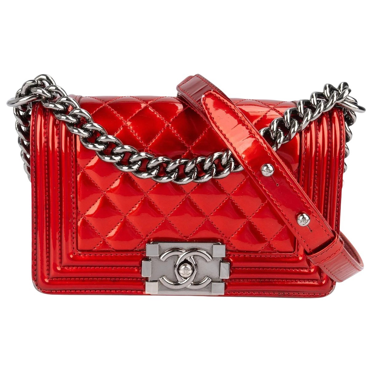 Boy leather crossbody bag