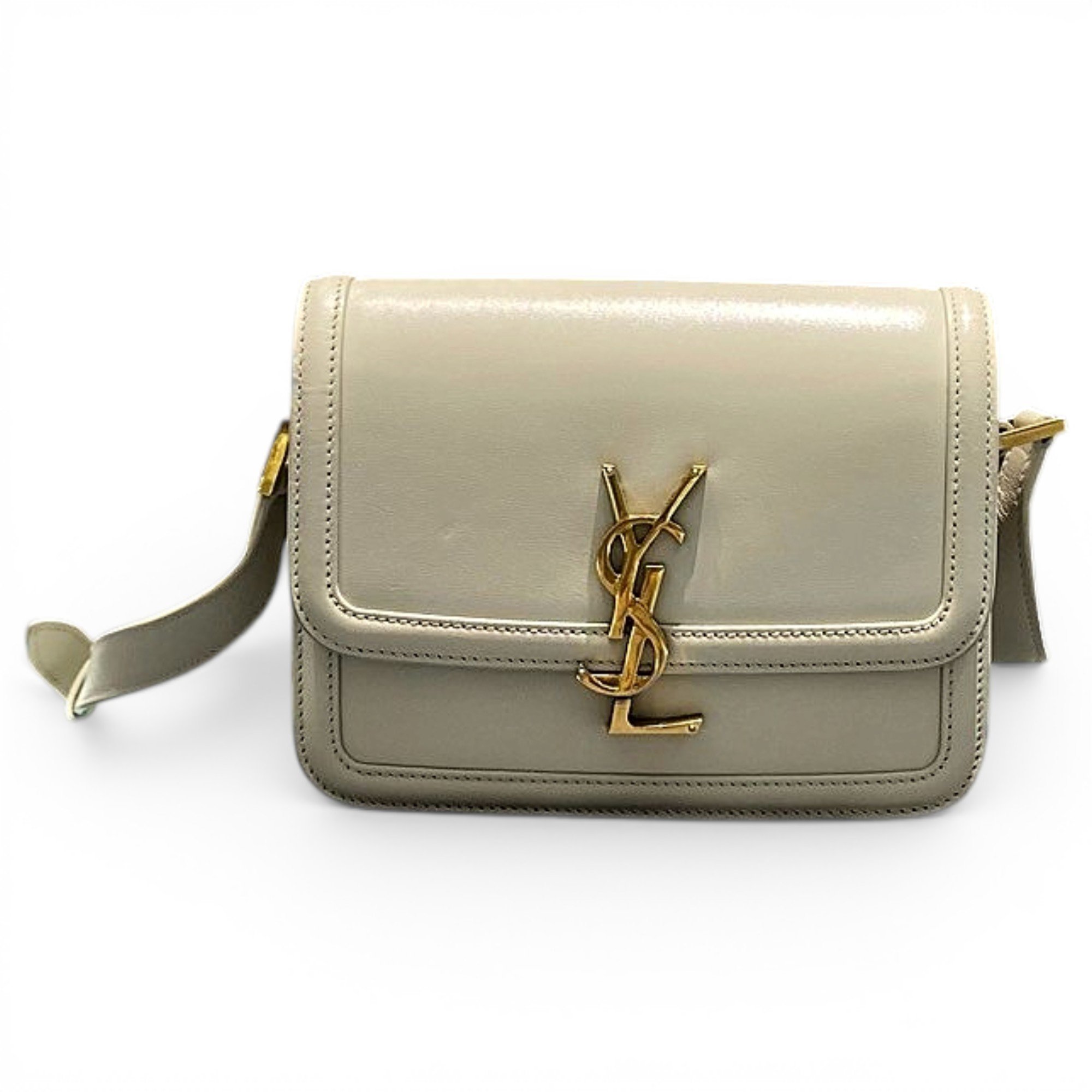Solférino leather handbag