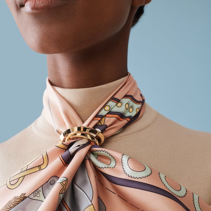 Permabrass Tourbillon Scarf 90 Ring