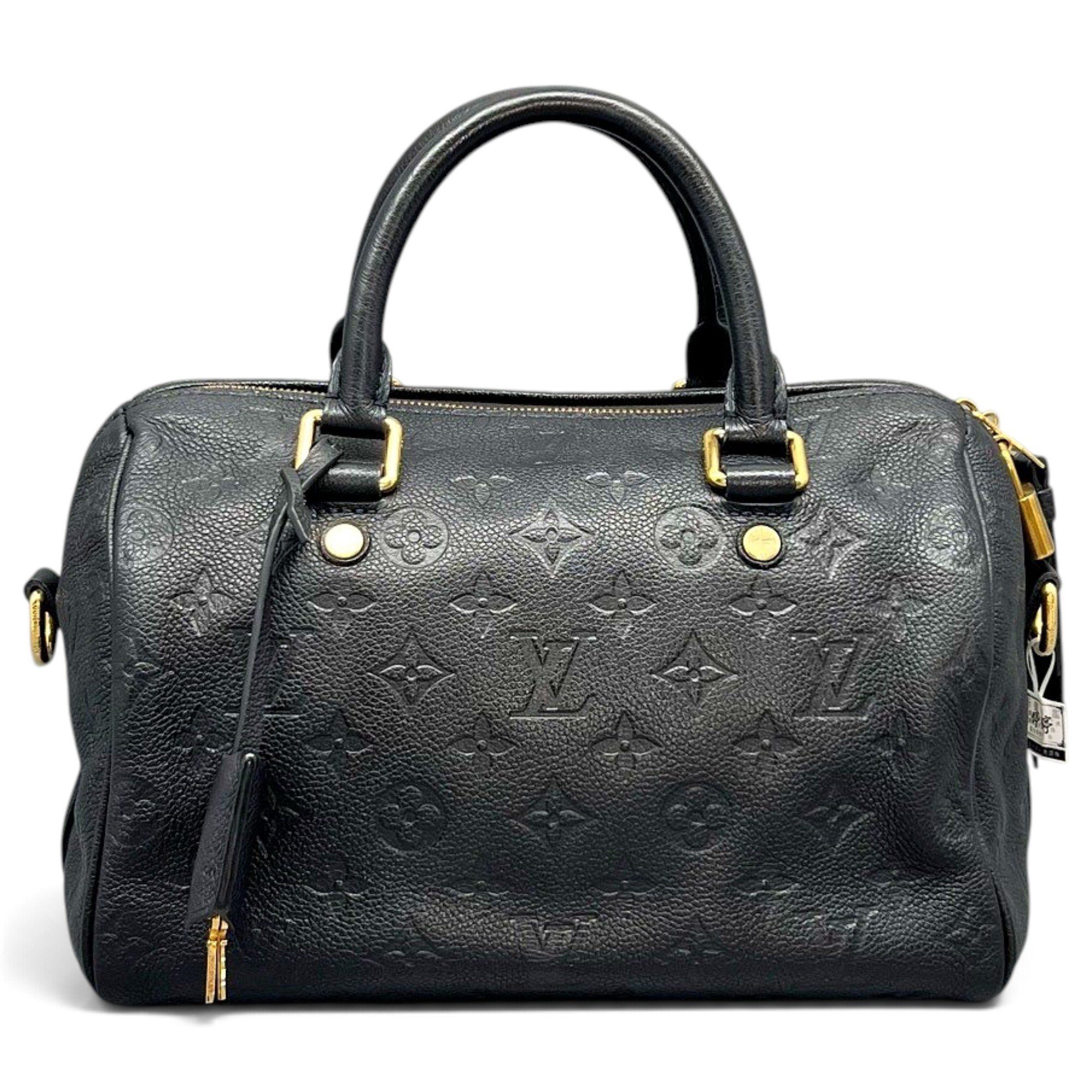 Speedy leather handbag