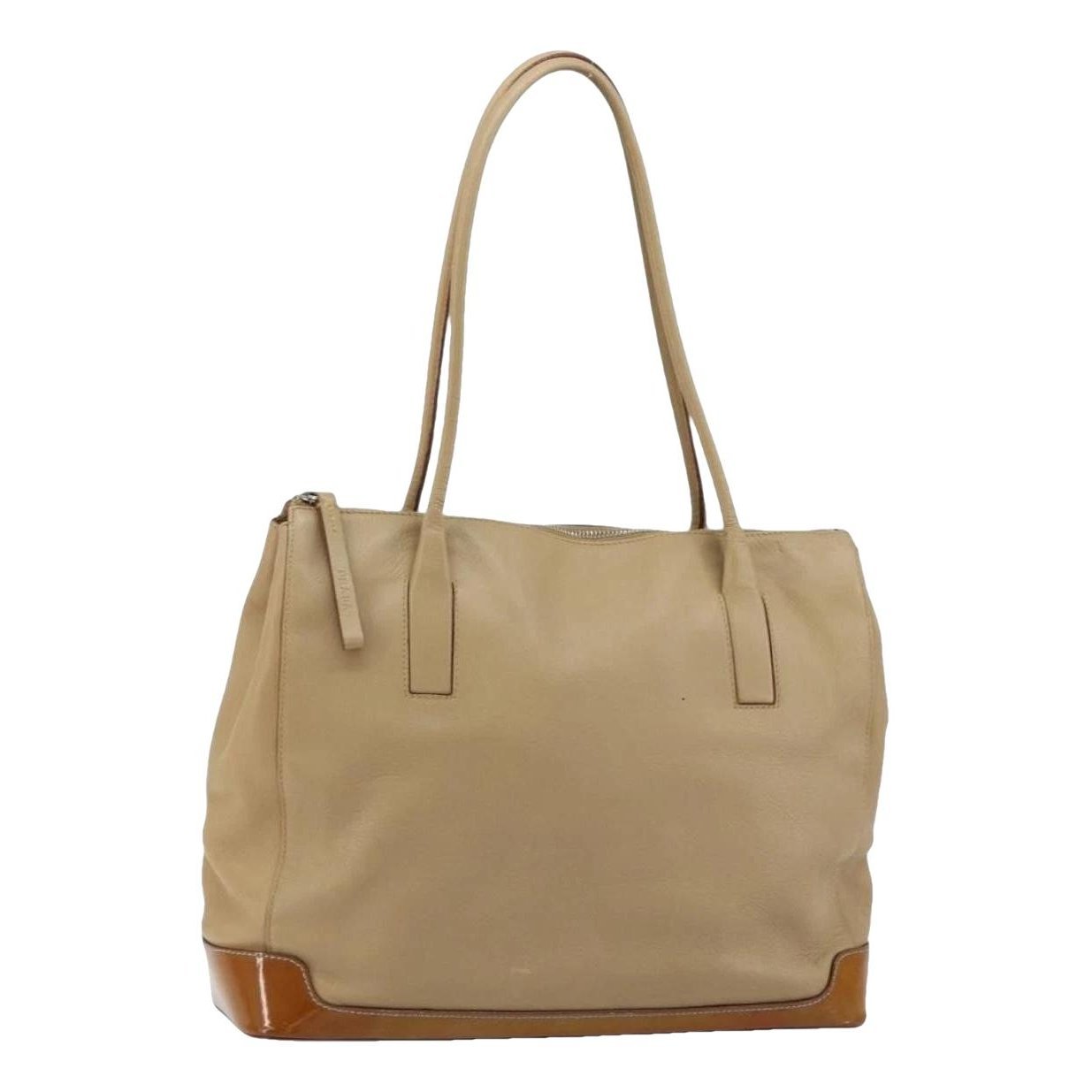 Leather tote