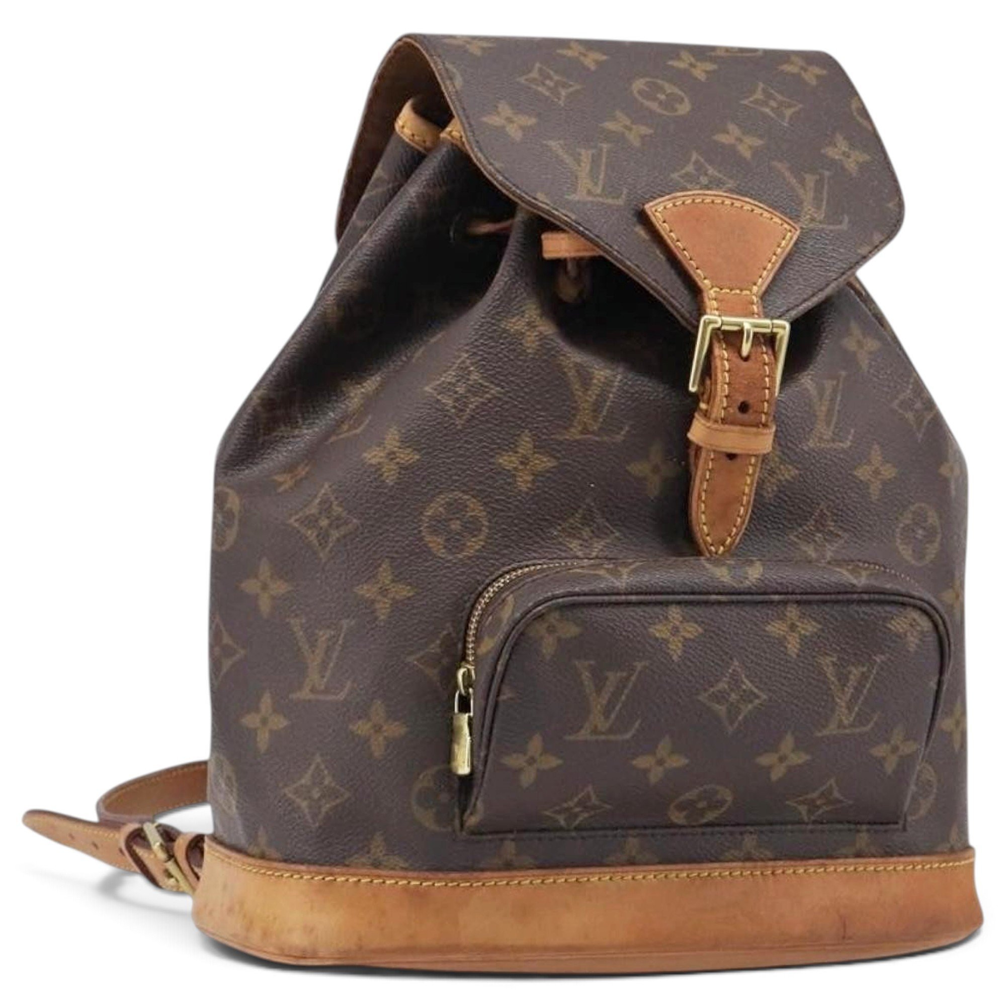 Montsouris leather backpack