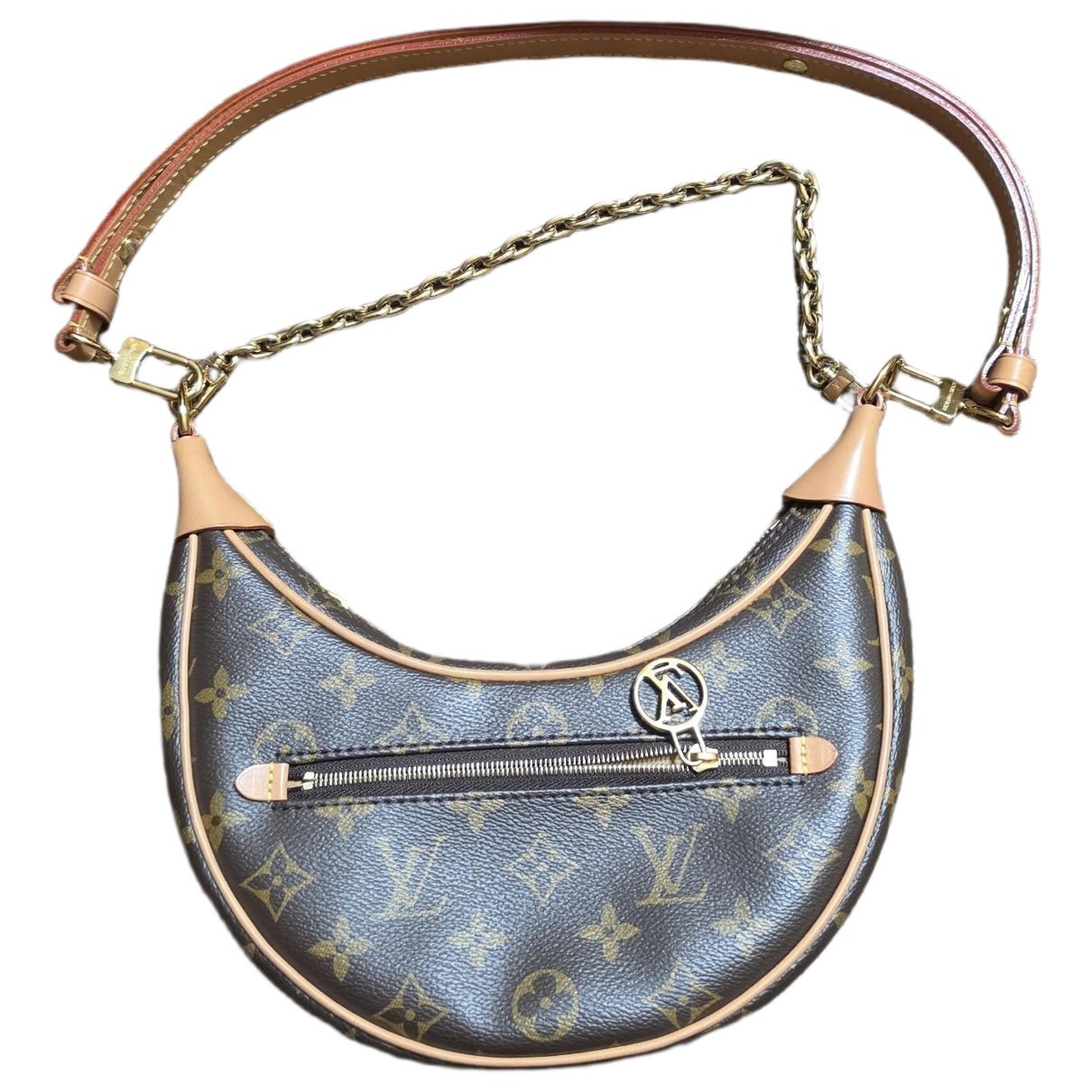 Twist leather handbag