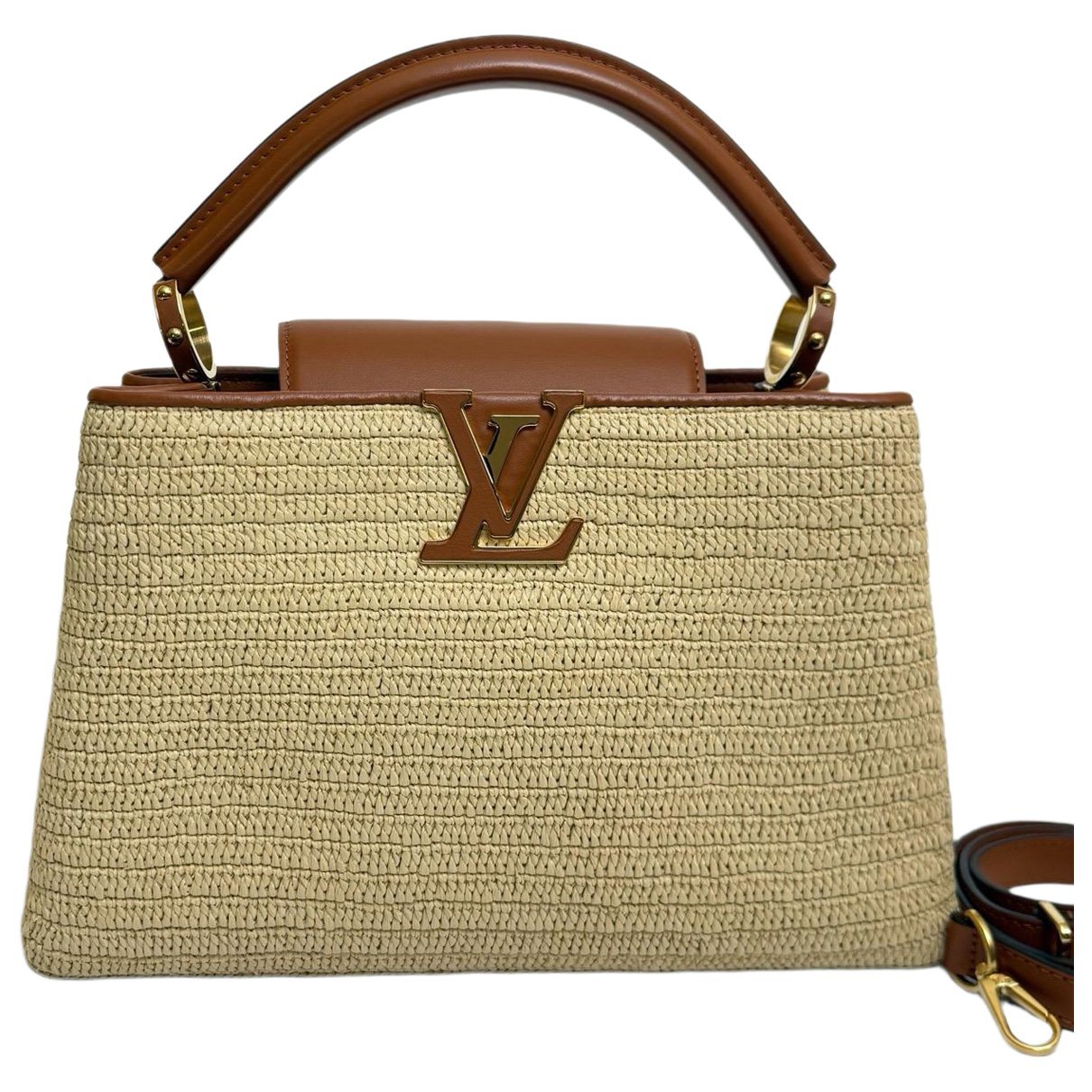 Capucines leather handbag