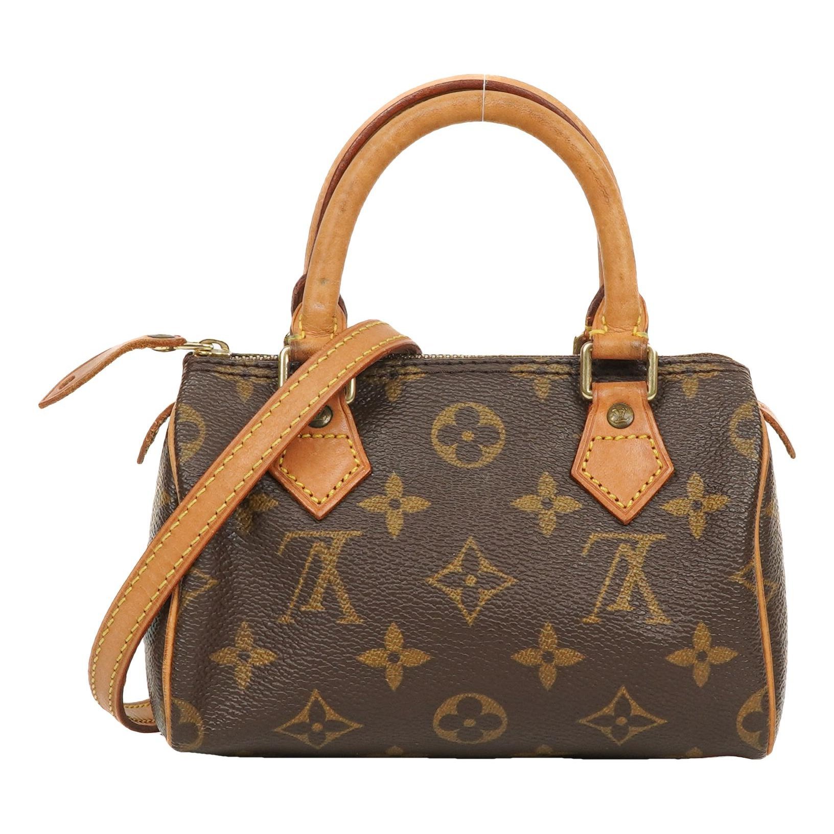 Louis Vuitton Nano Speedy / Mini HL cloth mini bag