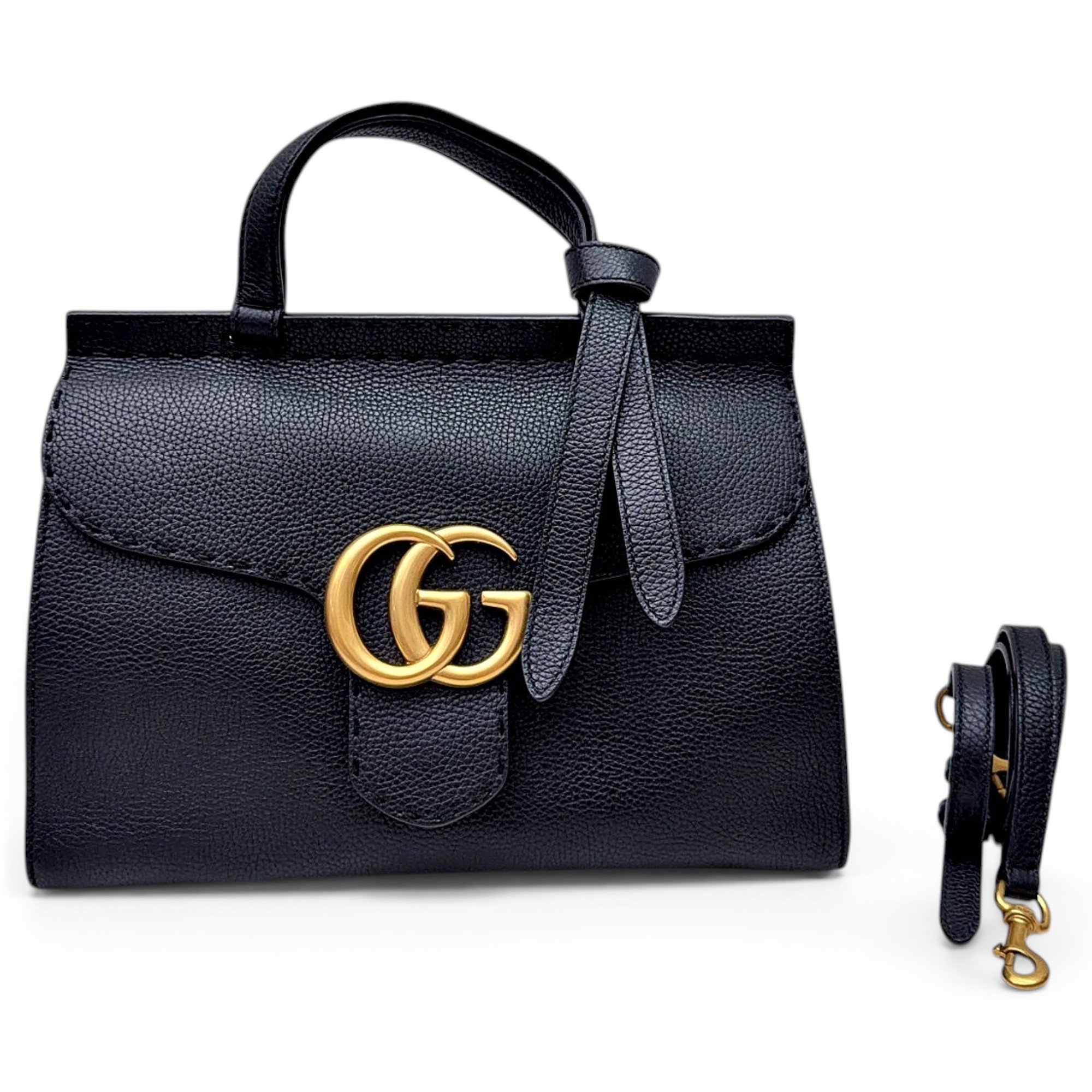 GG Marmont Flap leather handbag