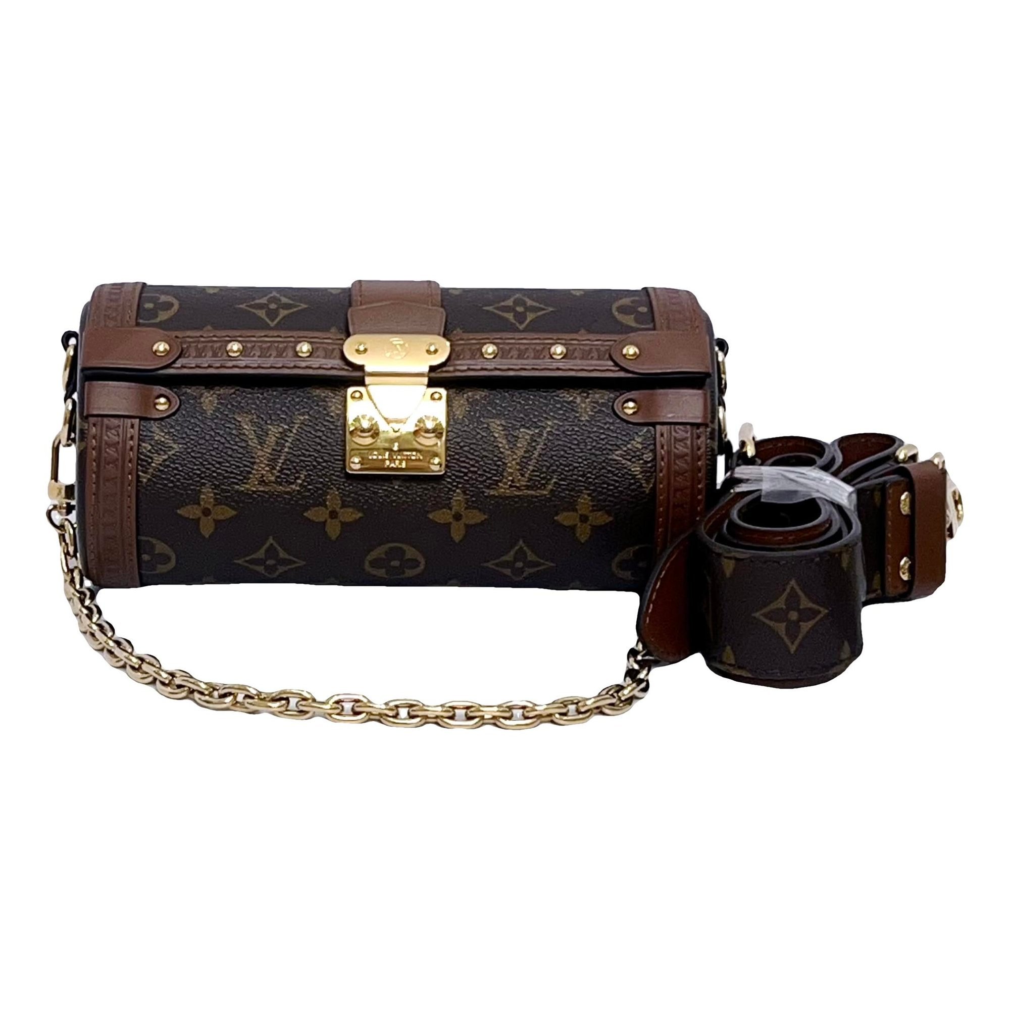 Papillon Trunk leather handbag