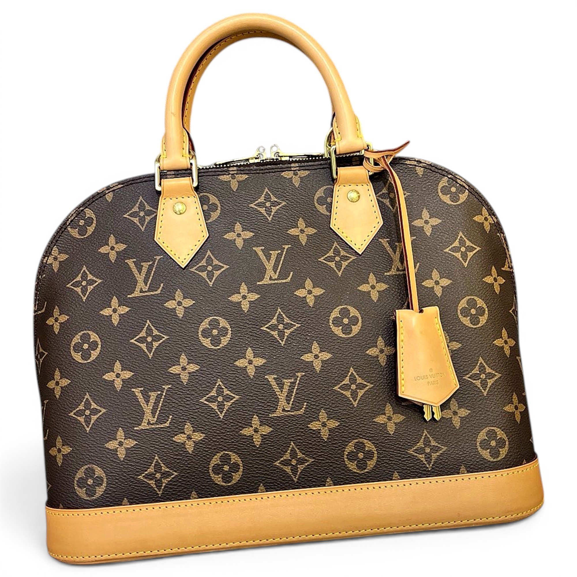 Alma leather handbag